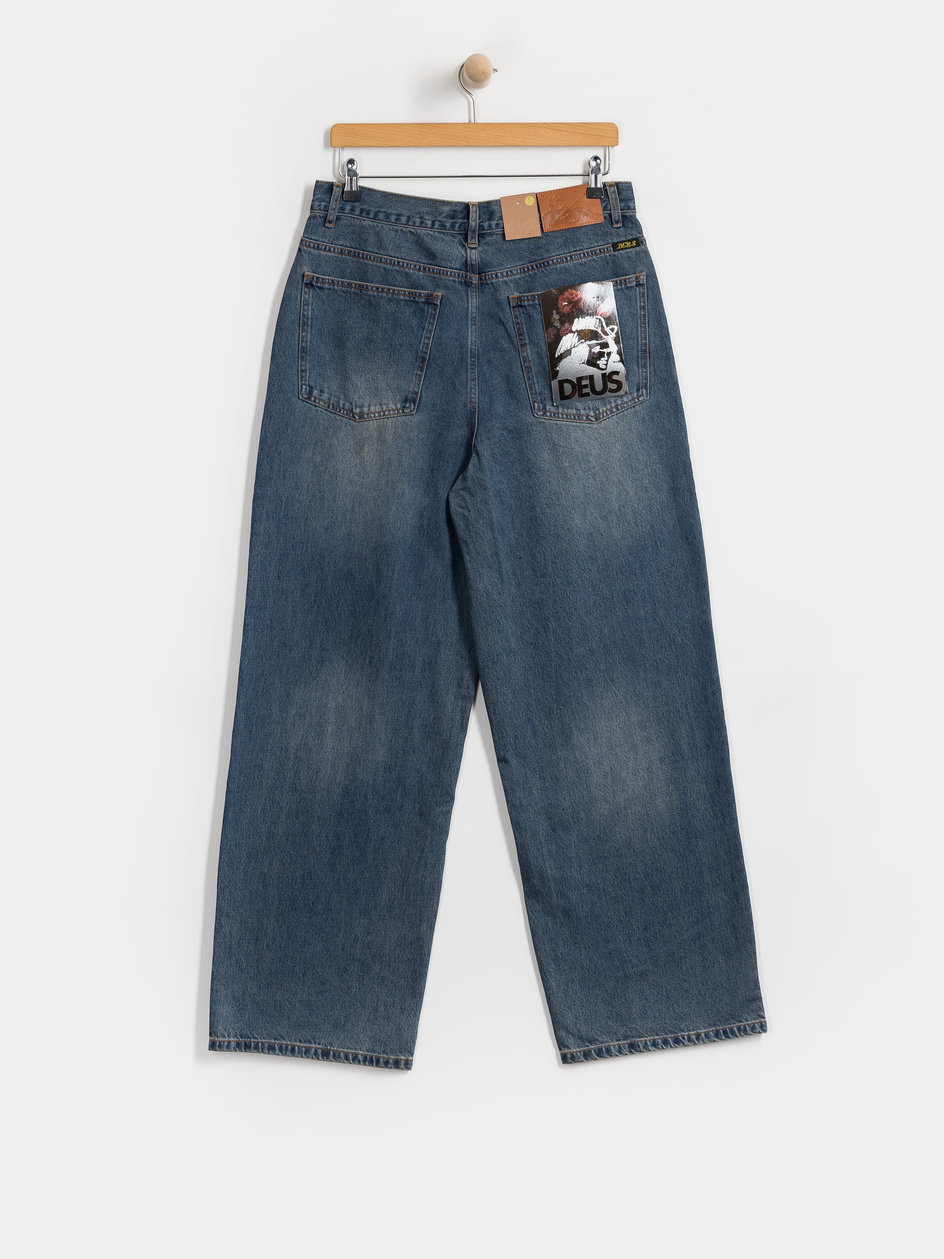Штани Deus Ex Machina Drift Line Wide (mid indigo)