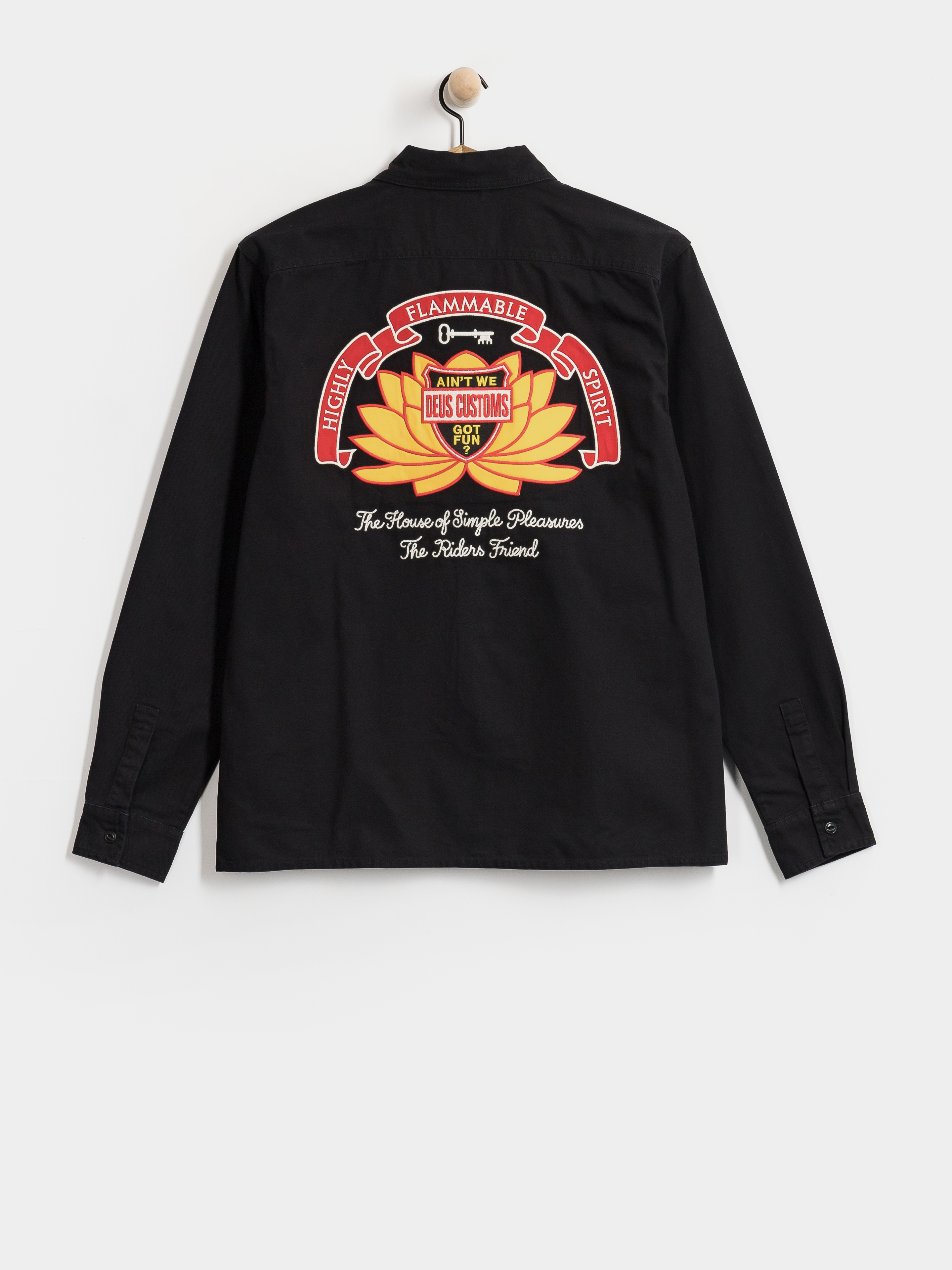 Сорочка Deus Ex Machina Sacred Chest (black)