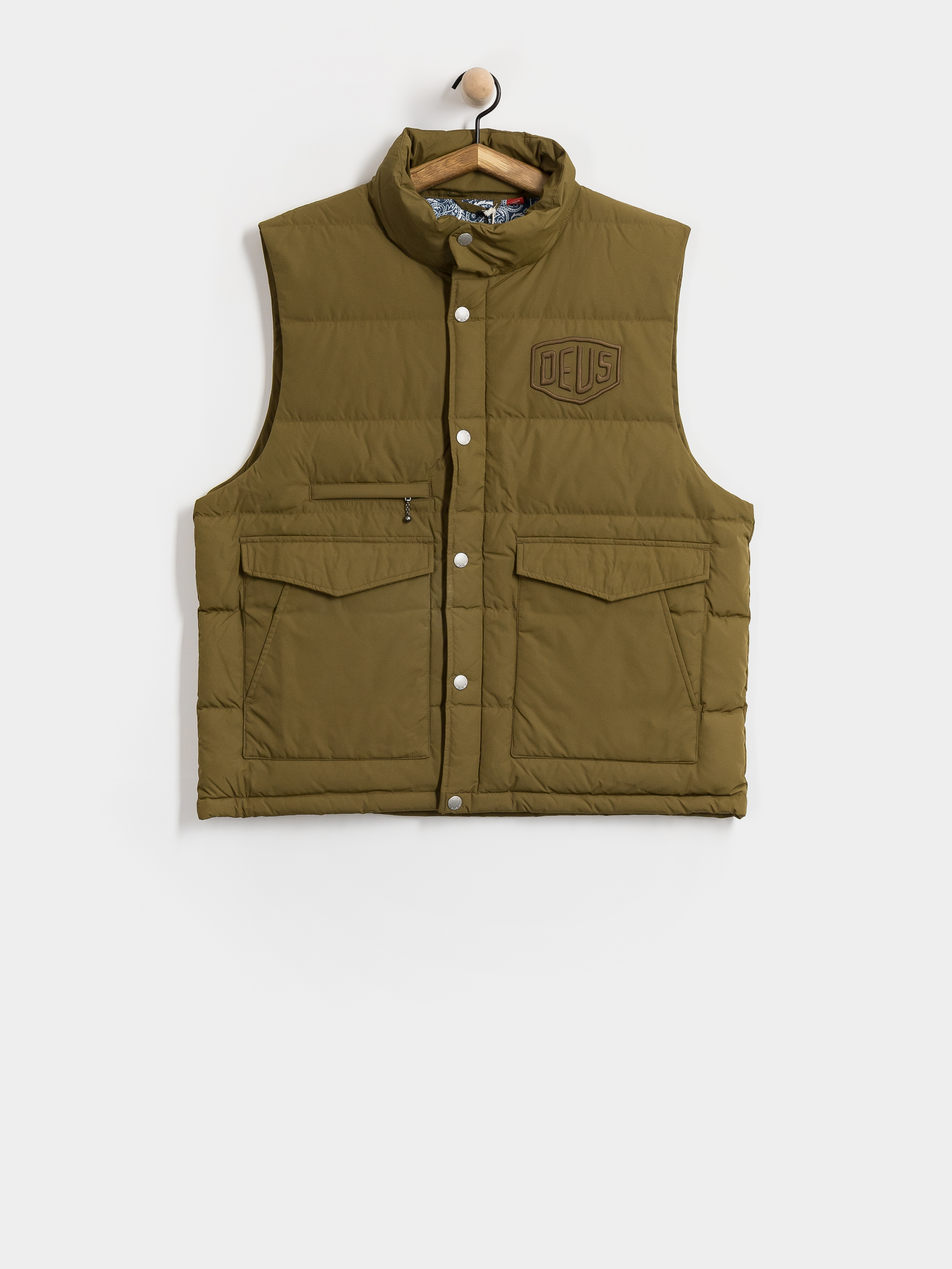 Безрукавка Deus Ex Machina Carson Down (olive)