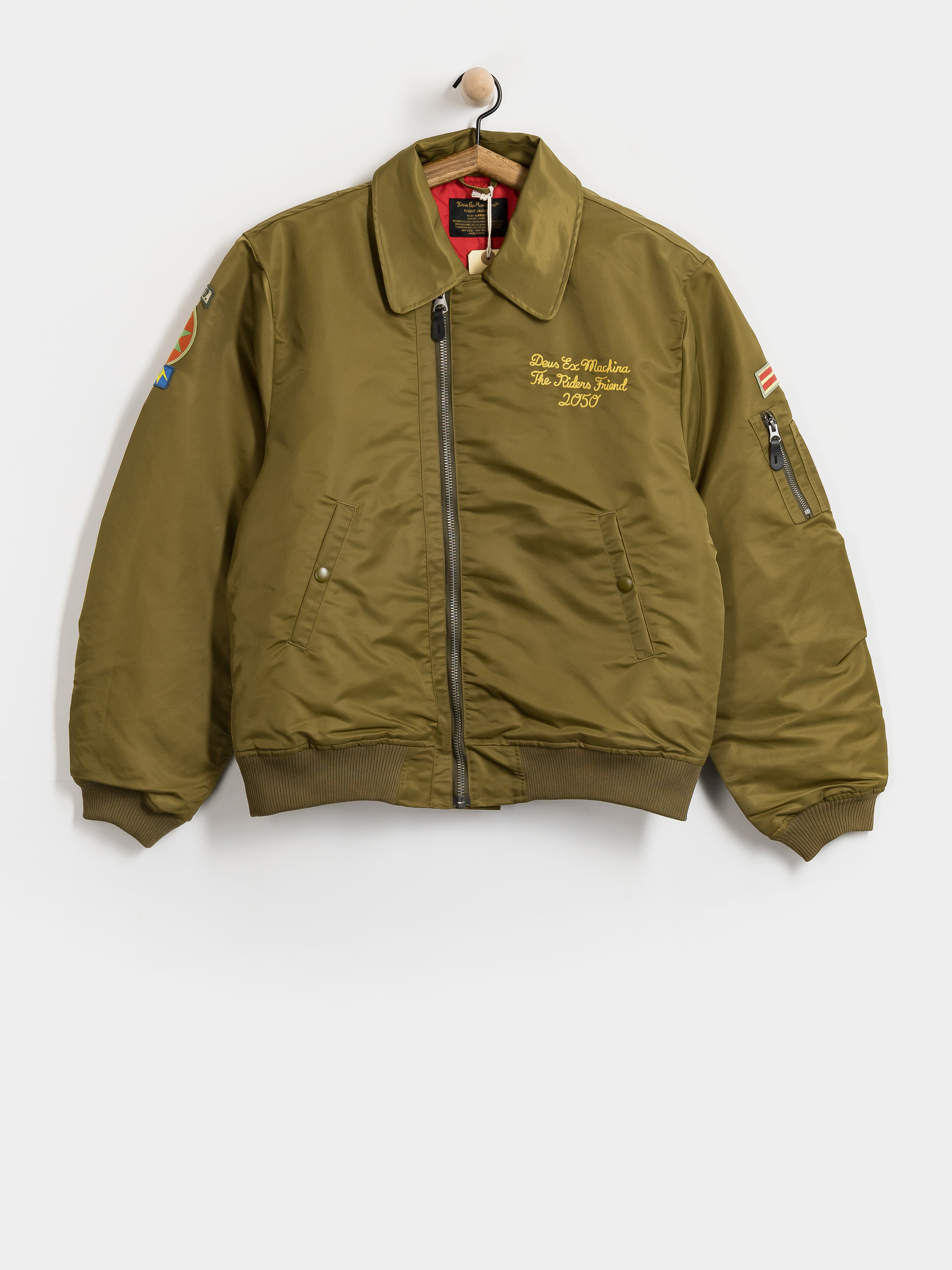 Куртка Deus Ex Machina Monty Flight (olive green)