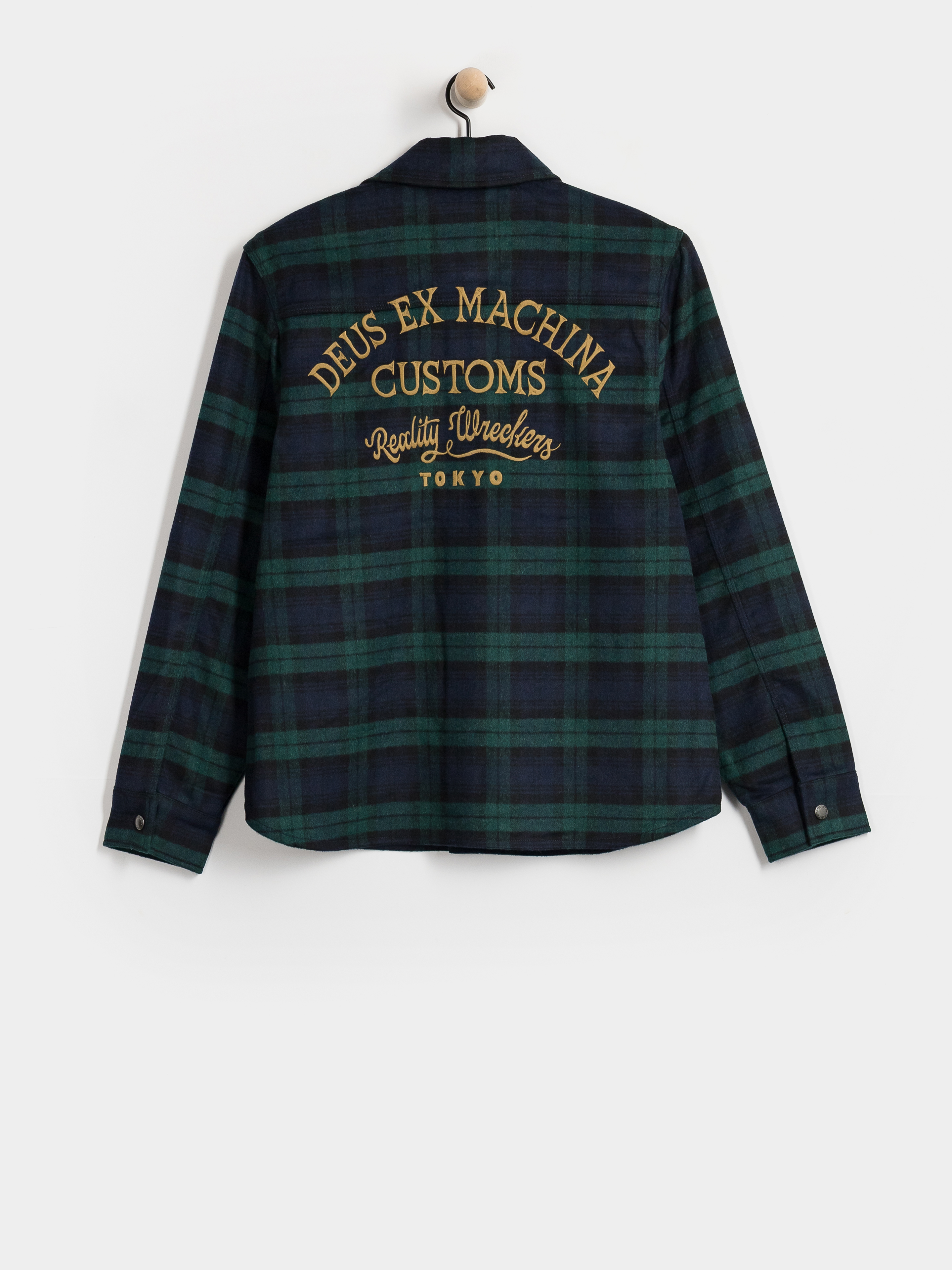 Сорочка Deus Ex Machina Maxwell Check (green check)