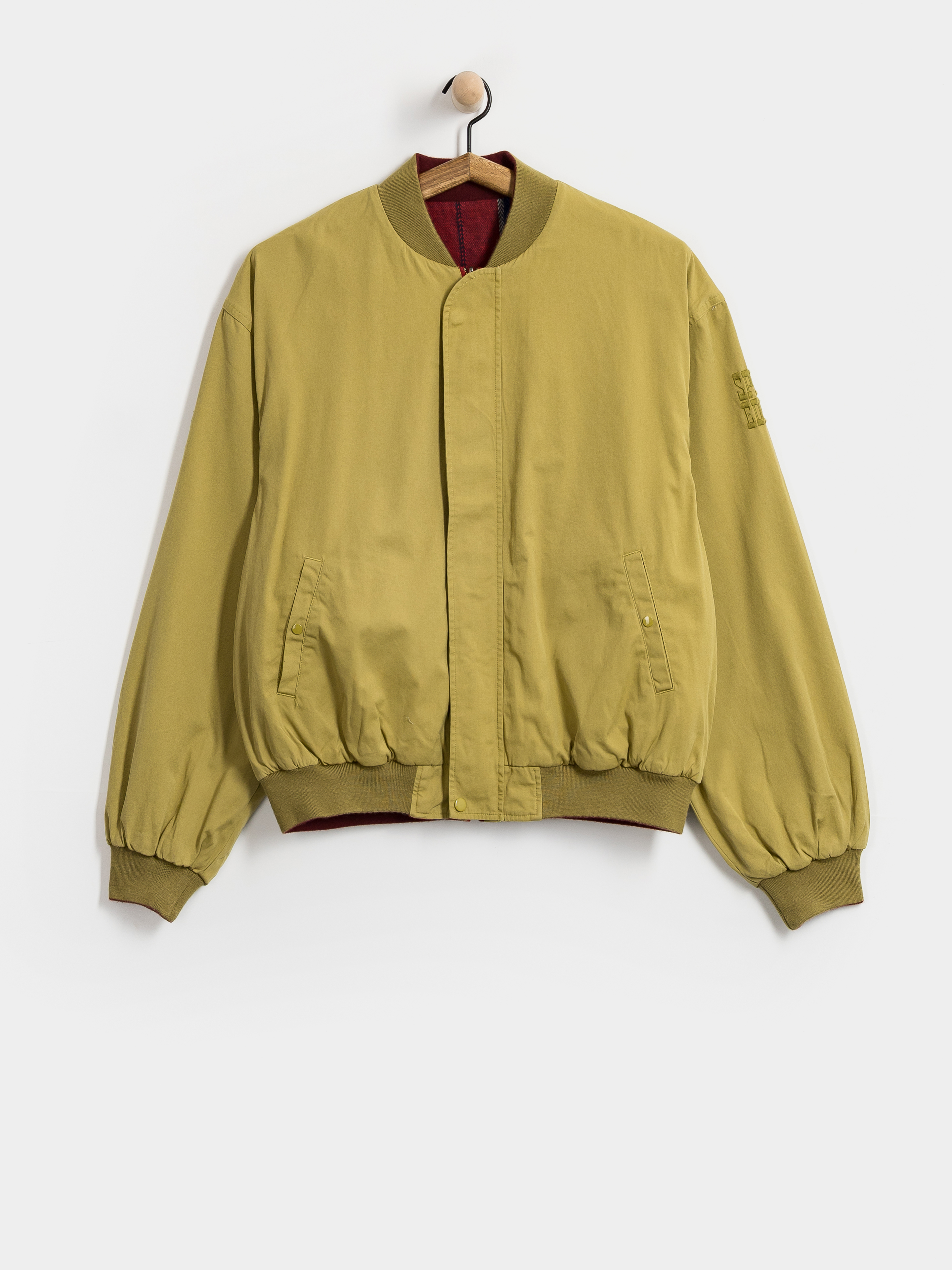 Куртка Deus Ex Machina Pendula Reversible (willow green blanket red)