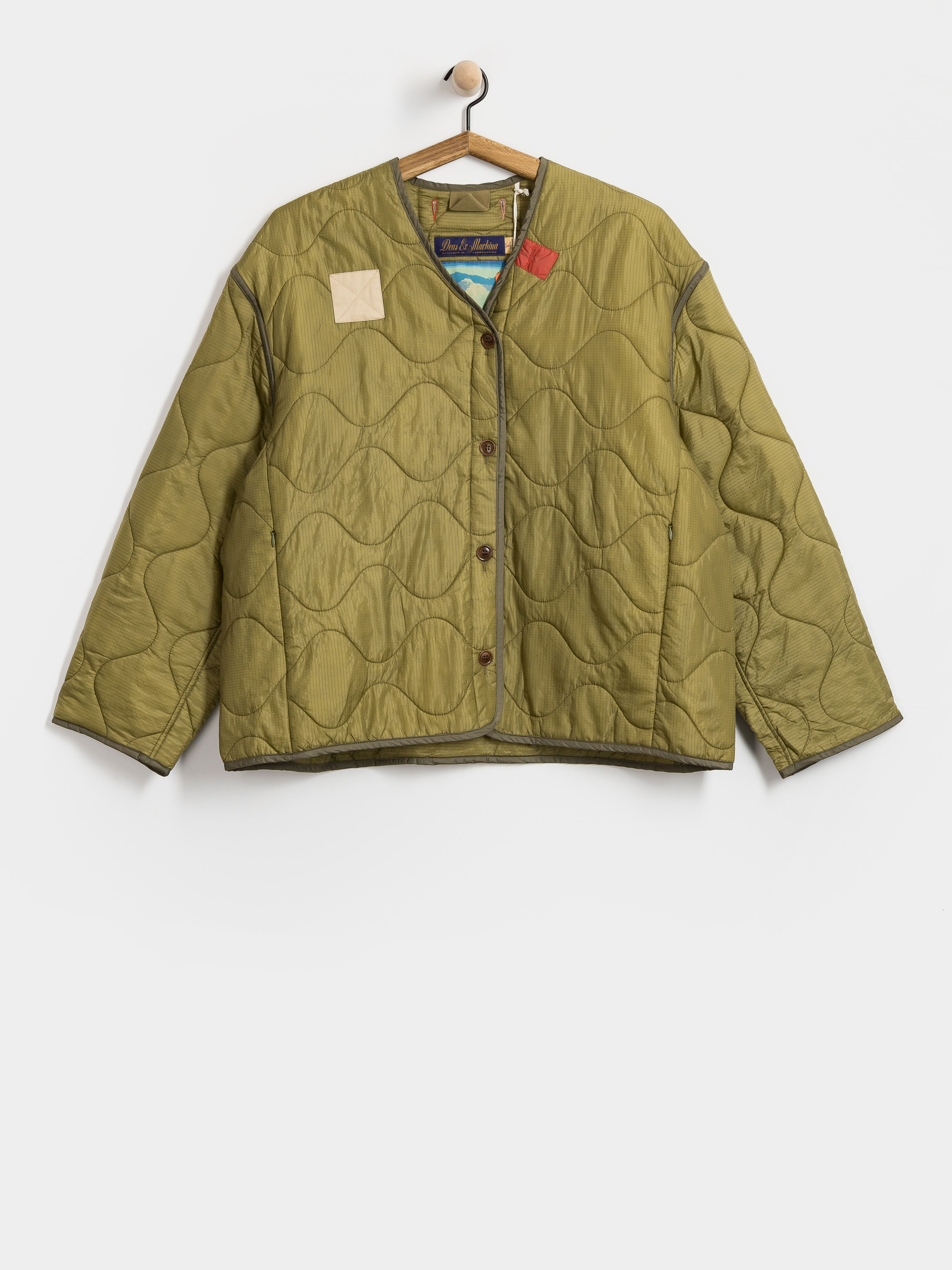 Куртка Deus Ex Machina First Flower Liner (olive green)