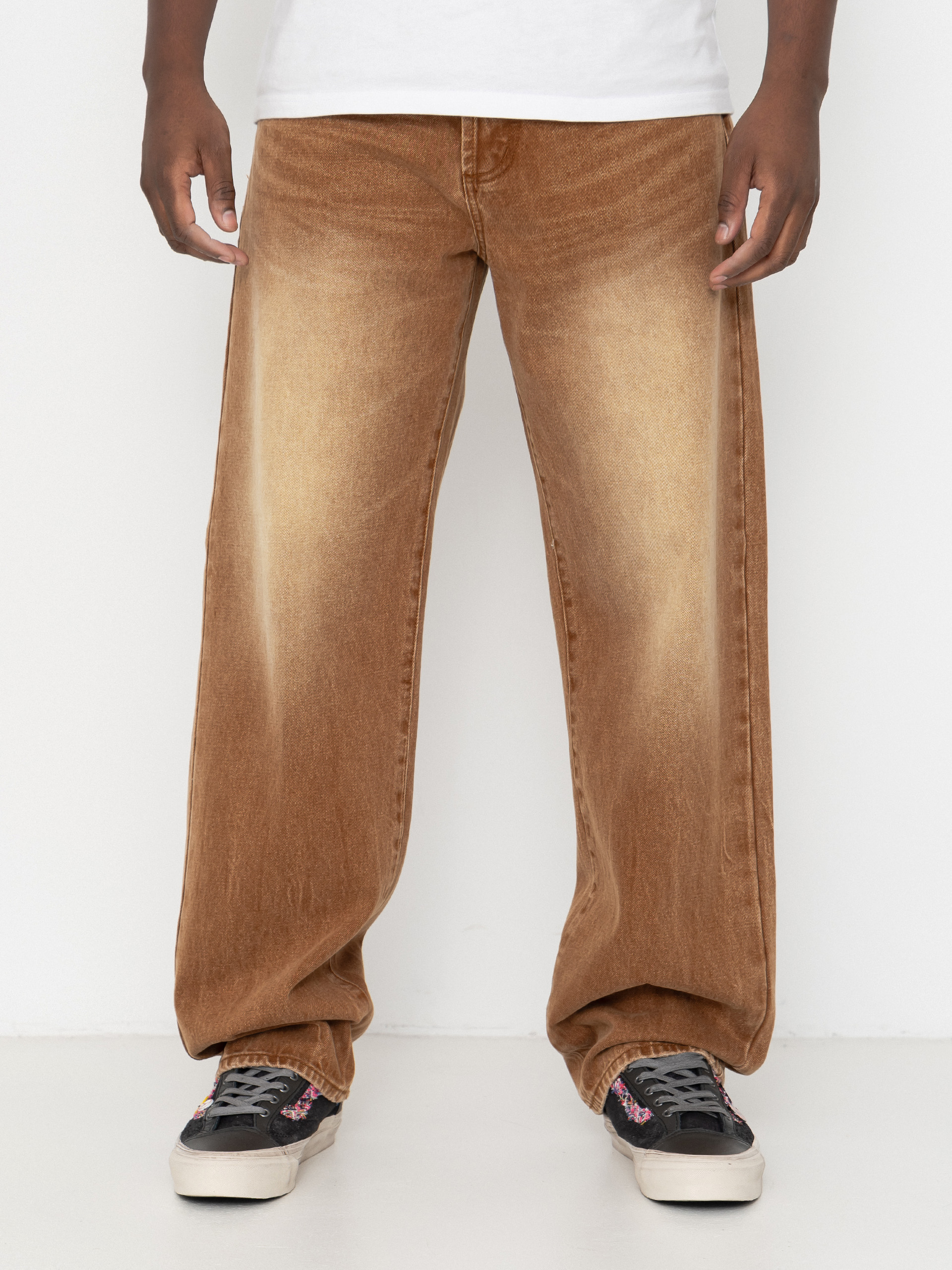 u0428u0442u0430u043du0438 OBEY Boxcar Straight Denim (archive brown)