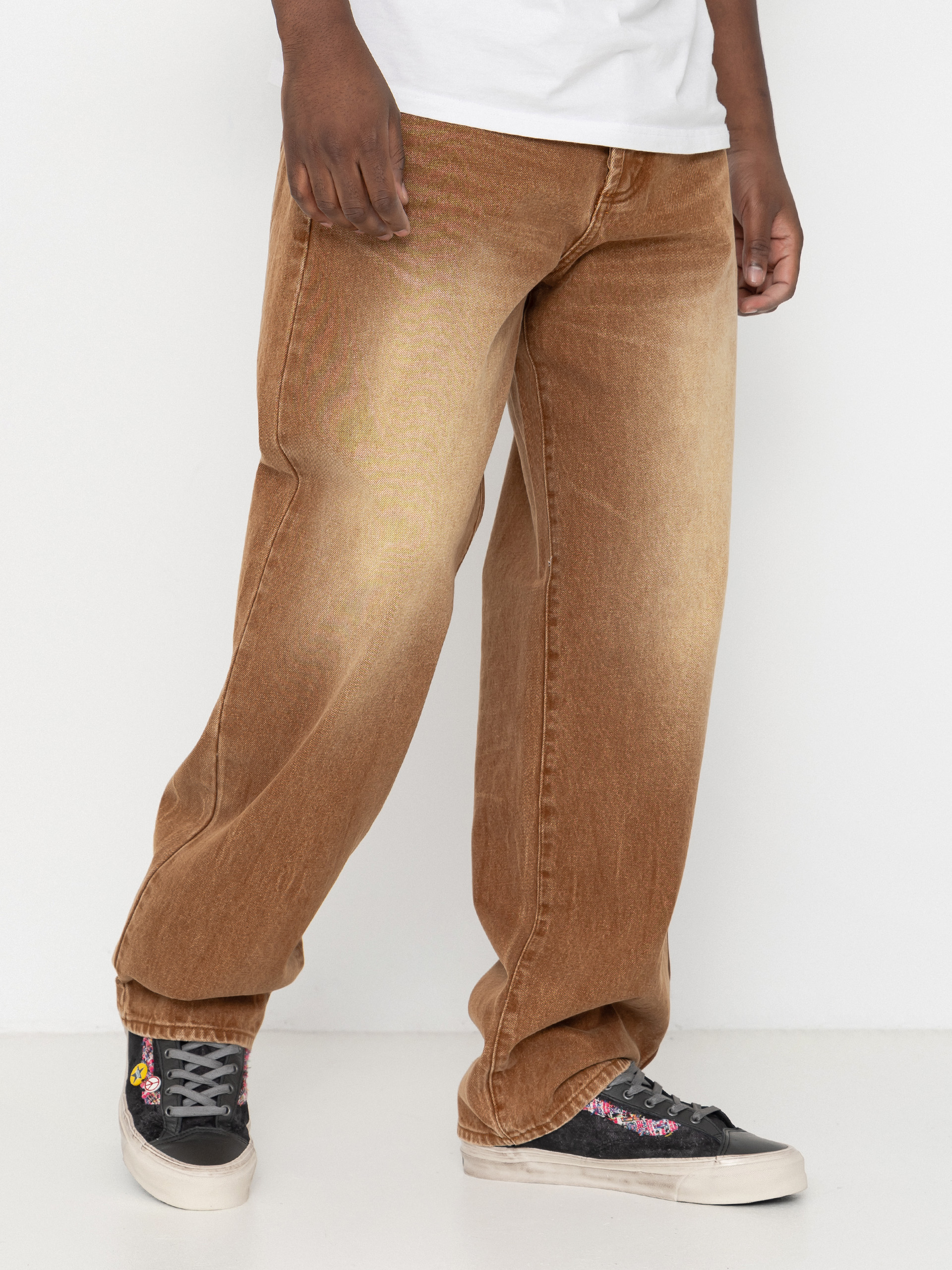 Штани OBEY Boxcar Straight Denim (archive brown)