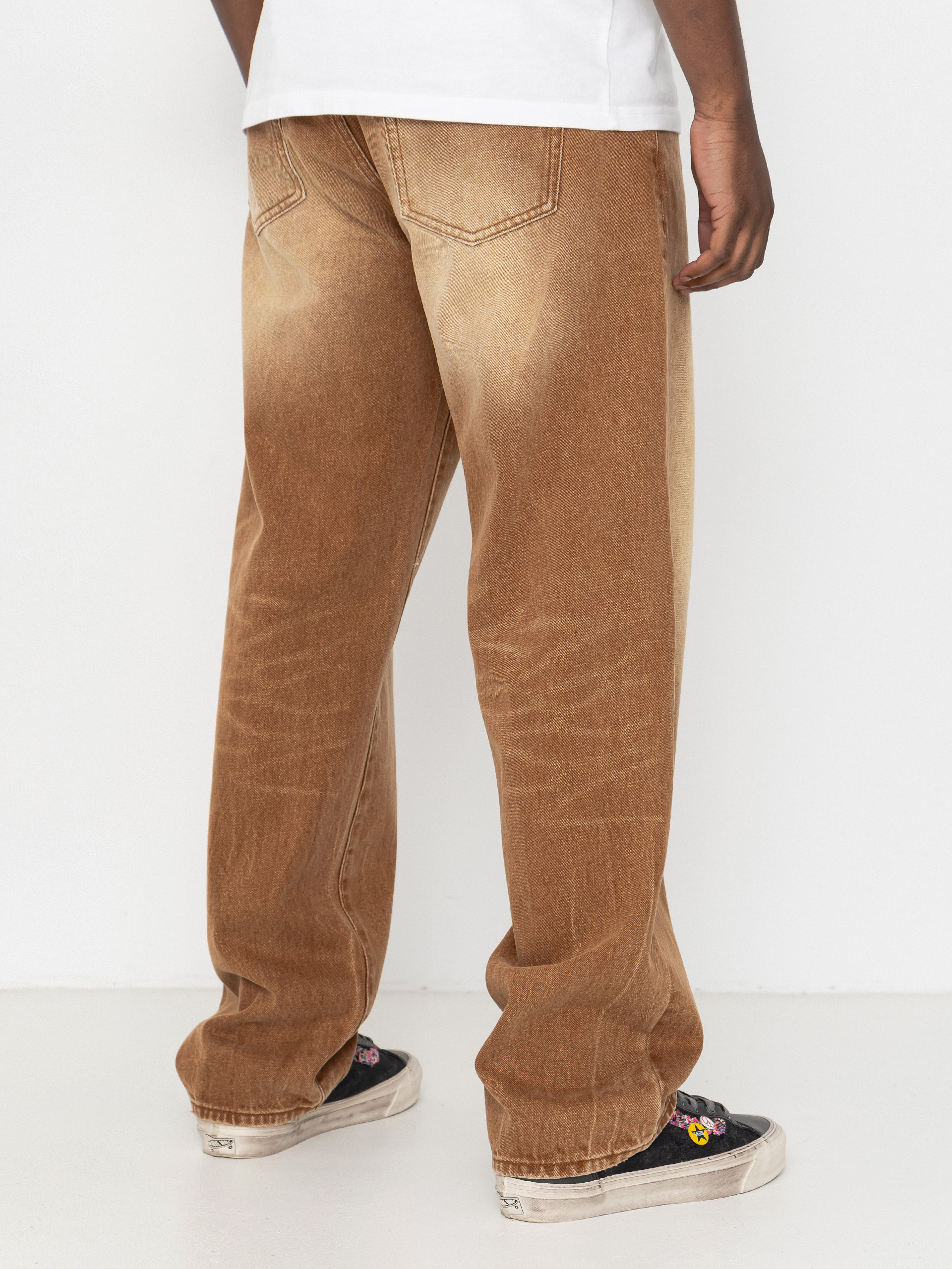 Штани OBEY Boxcar Straight Denim (archive brown)