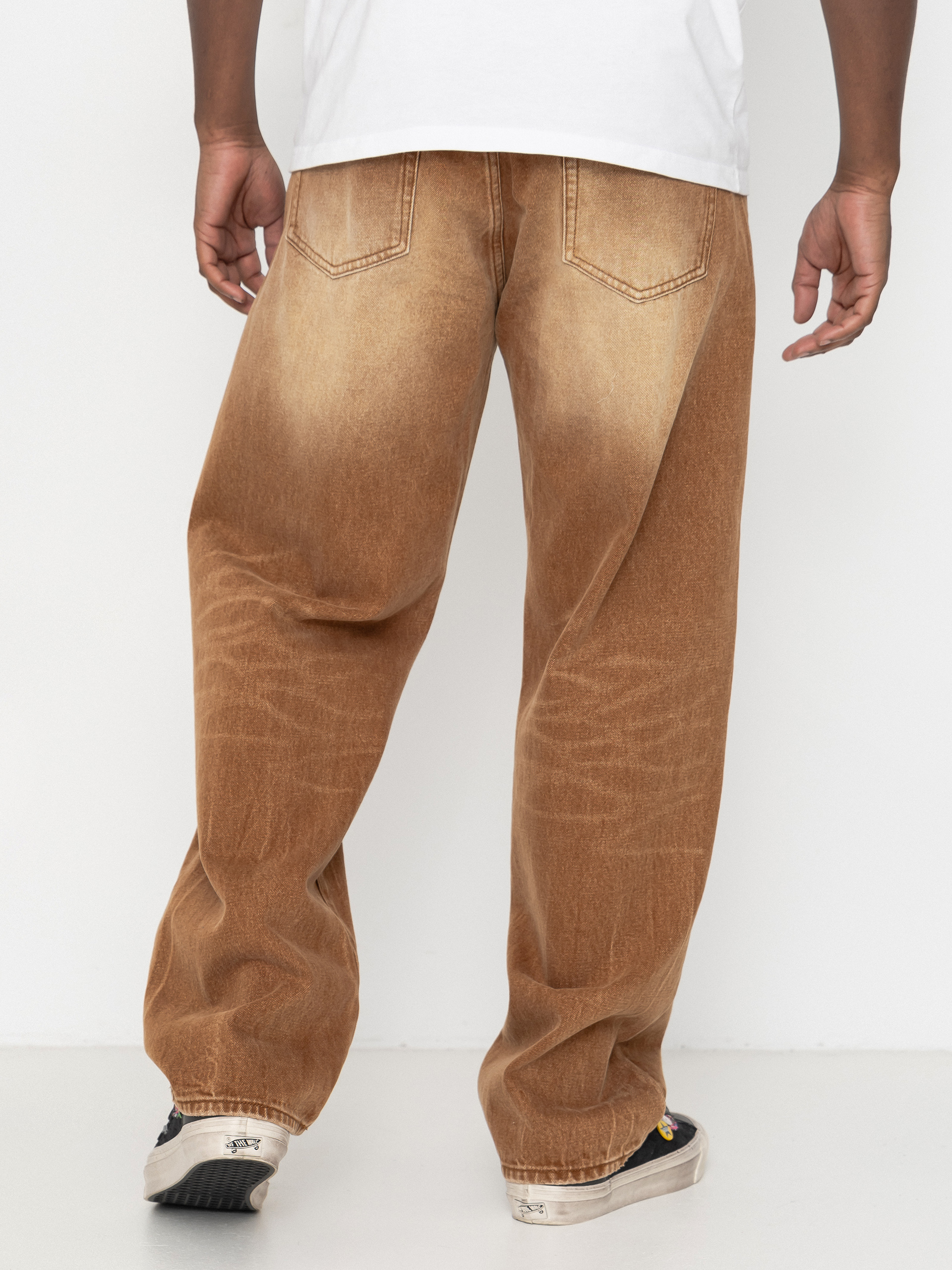 Штани OBEY Boxcar Straight Denim (archive brown)