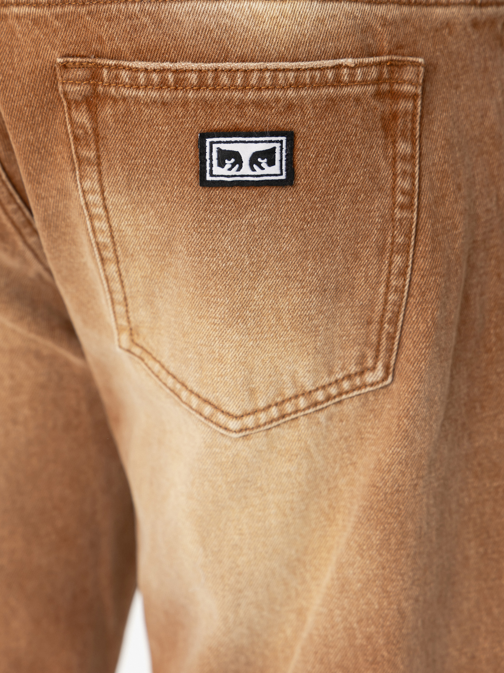 Штани OBEY Boxcar Straight Denim (archive brown)