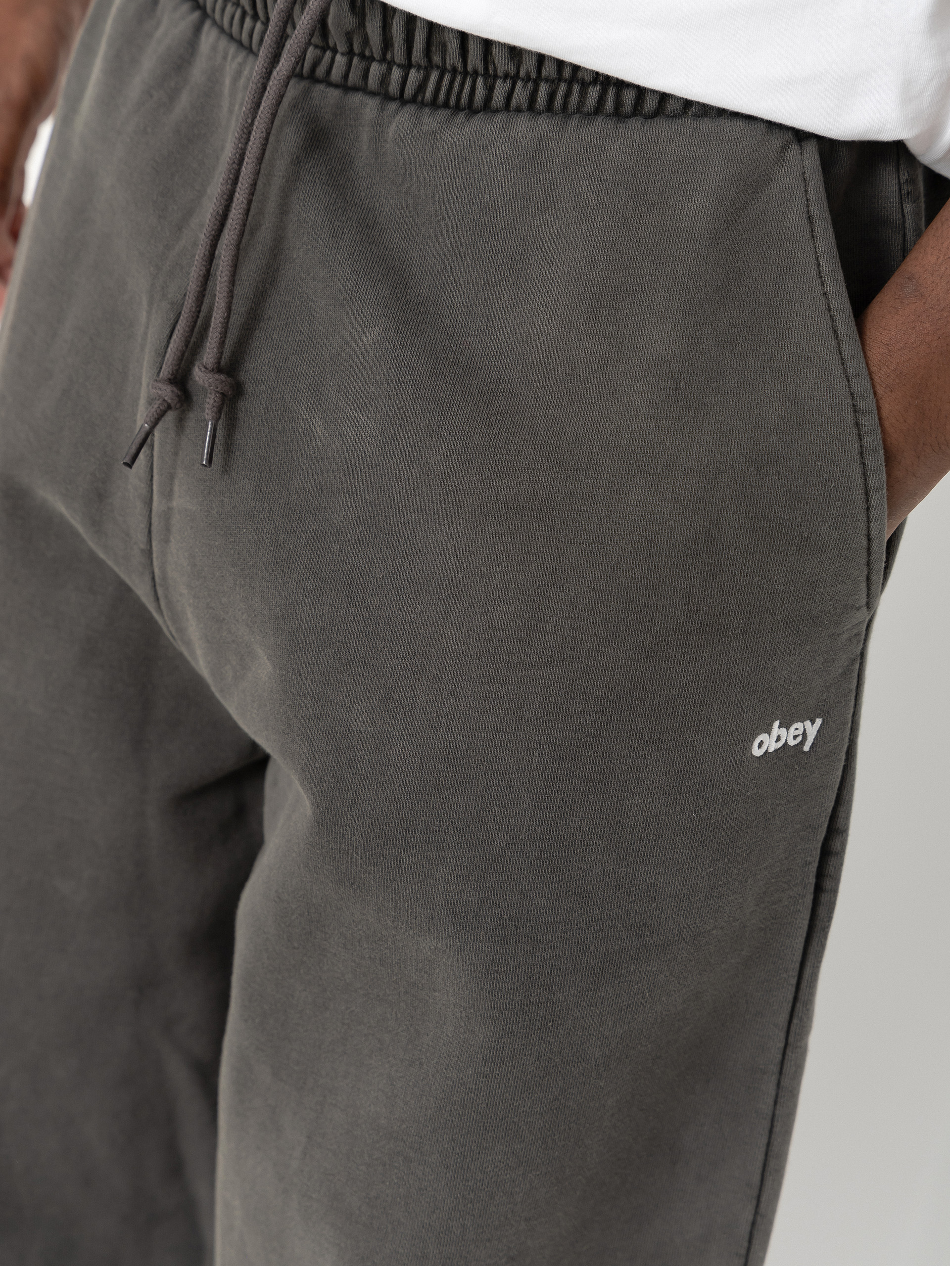 Штани OBEY Lowercase Pigment Straight (pigment digital black)