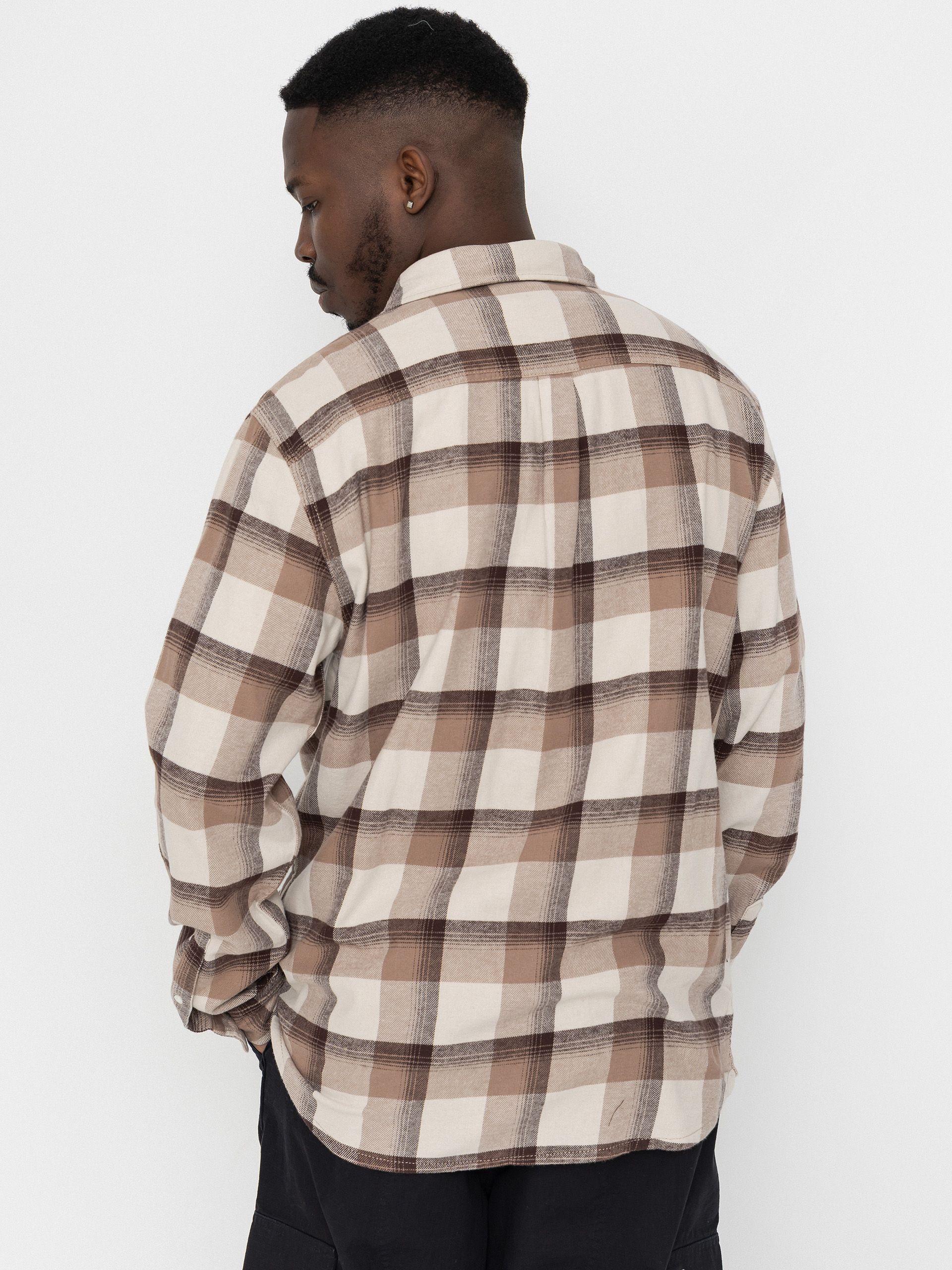 Сорочка Quiksilver Motherfly Plaid (pine bark motherfly)