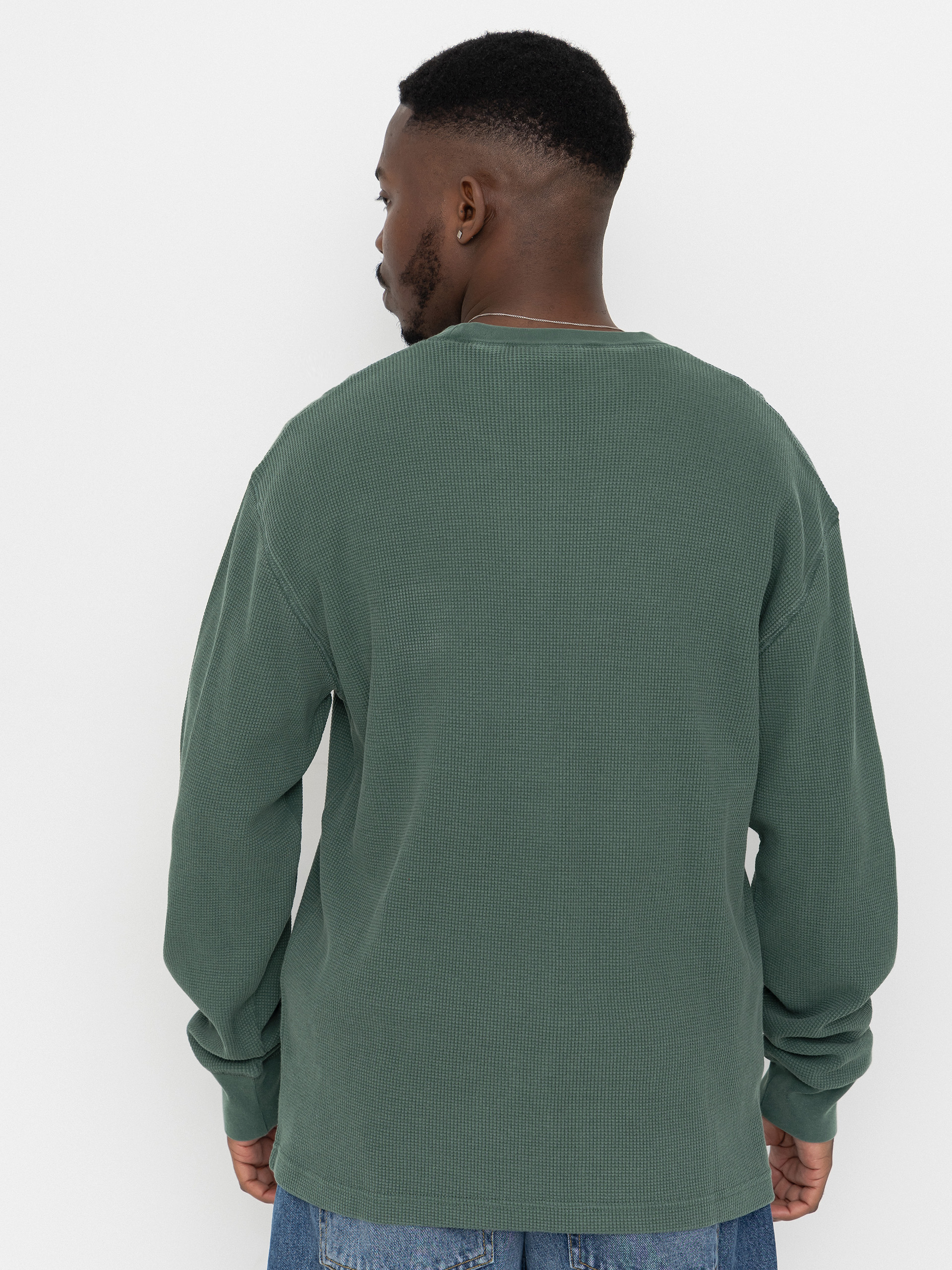 Лонгслів Carhartt WIP Vista Waffle (dark scarab/garment dyed)