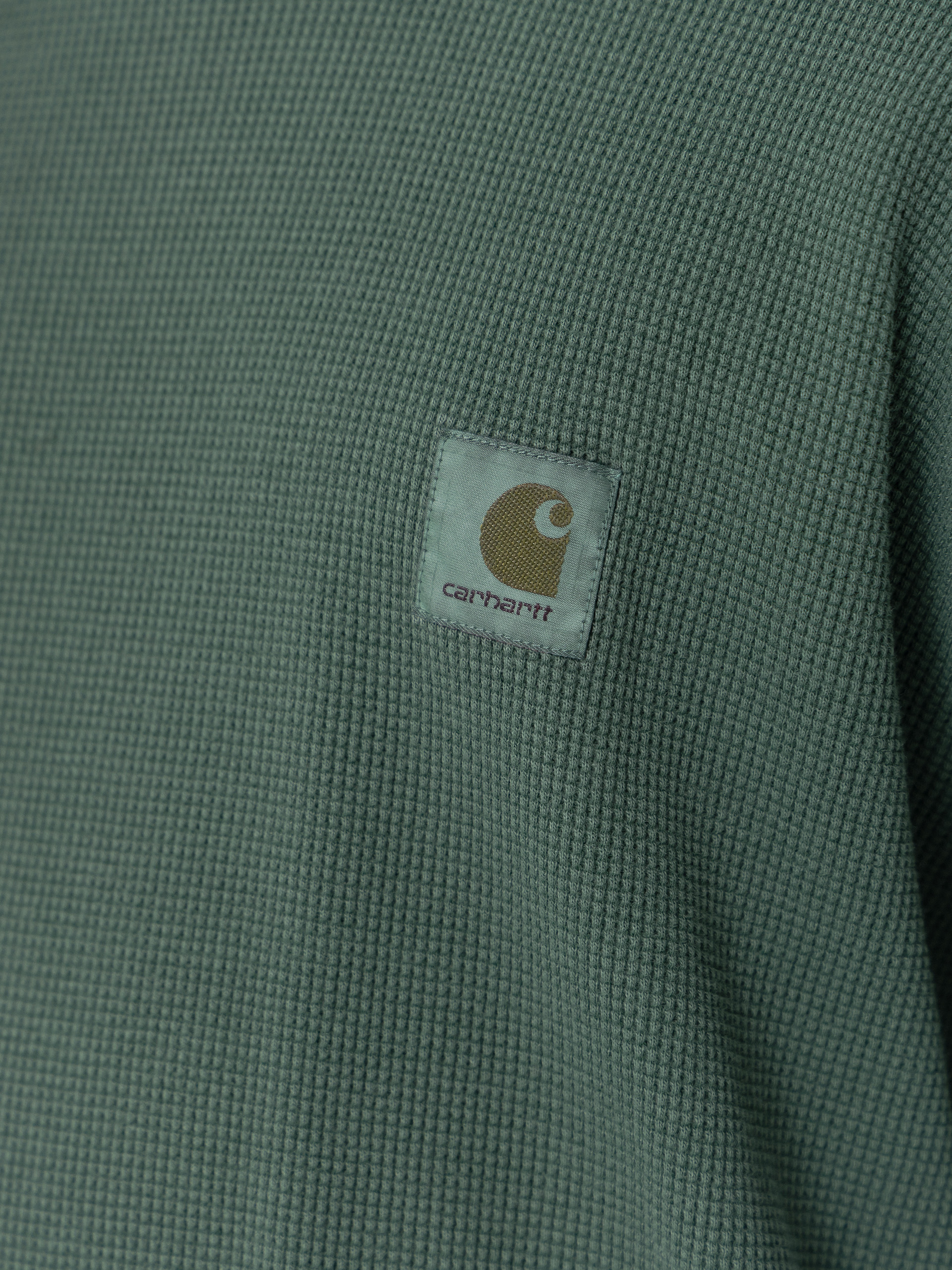 Лонгслів Carhartt WIP Vista Waffle (dark scarab/garment dyed)