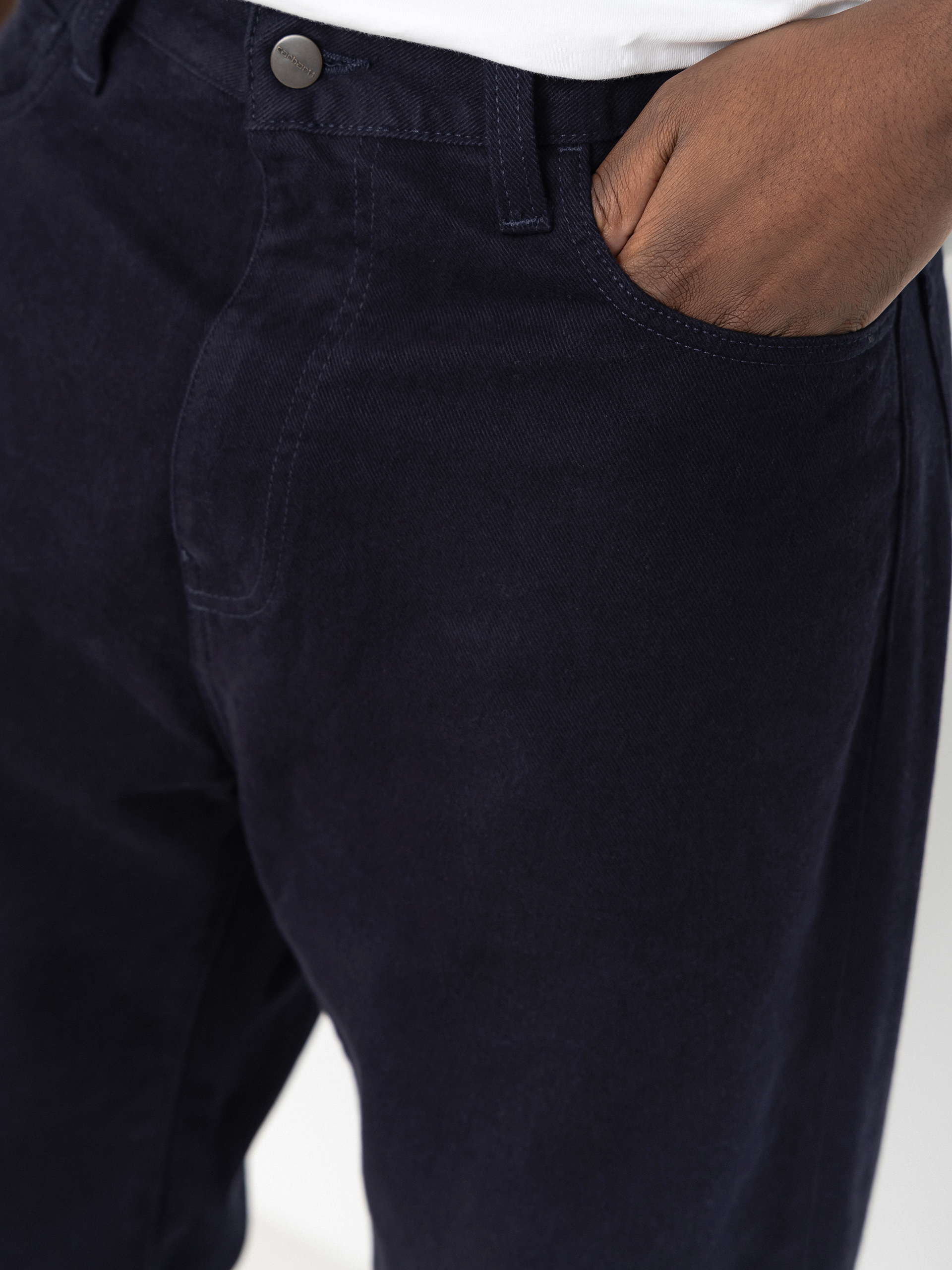 Штани Carhartt WIP Landon (dark navy/rinsed)