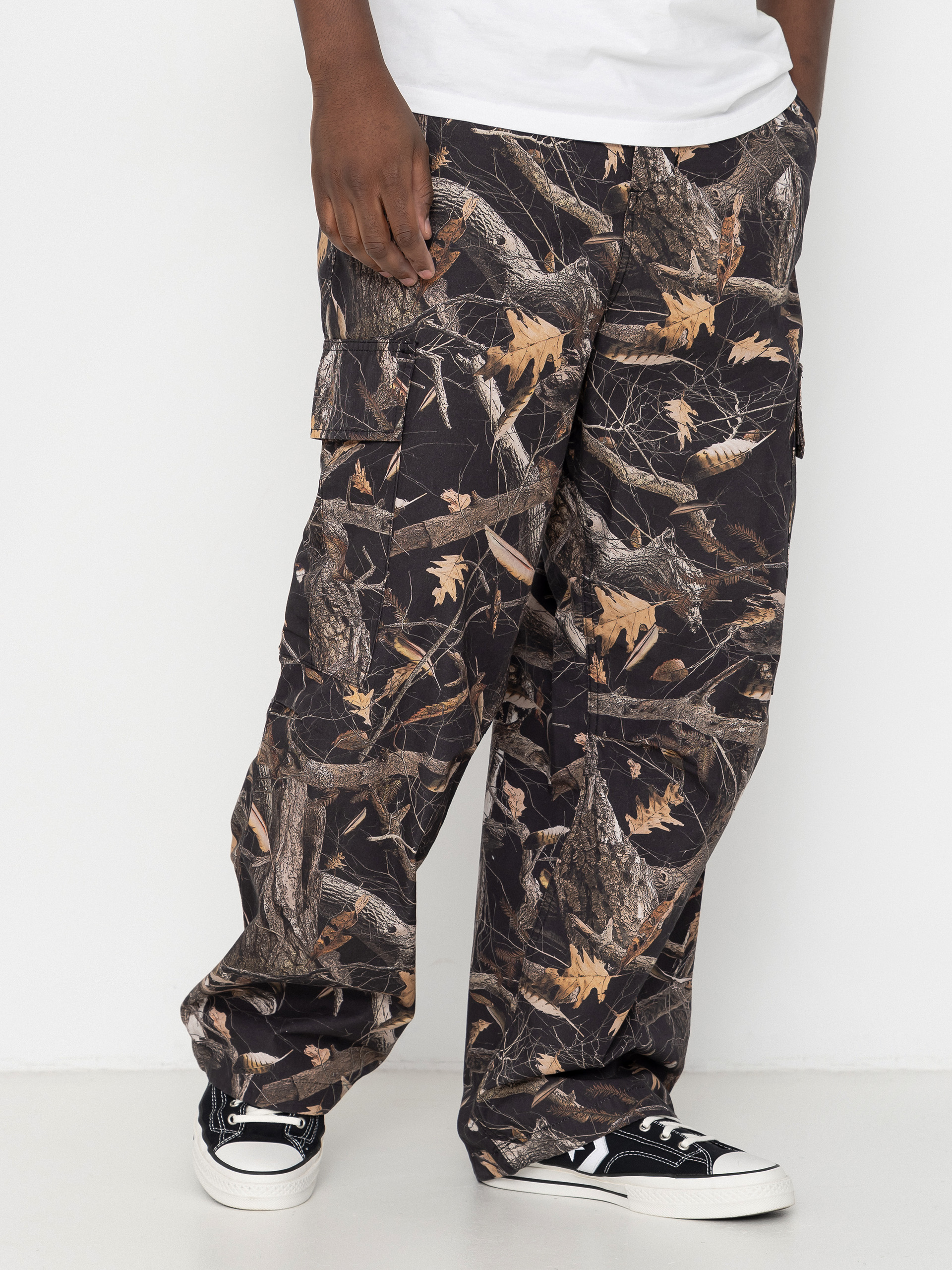 Штани Carhartt WIP Osborn Cargo (camo feather tree black/rinsed)