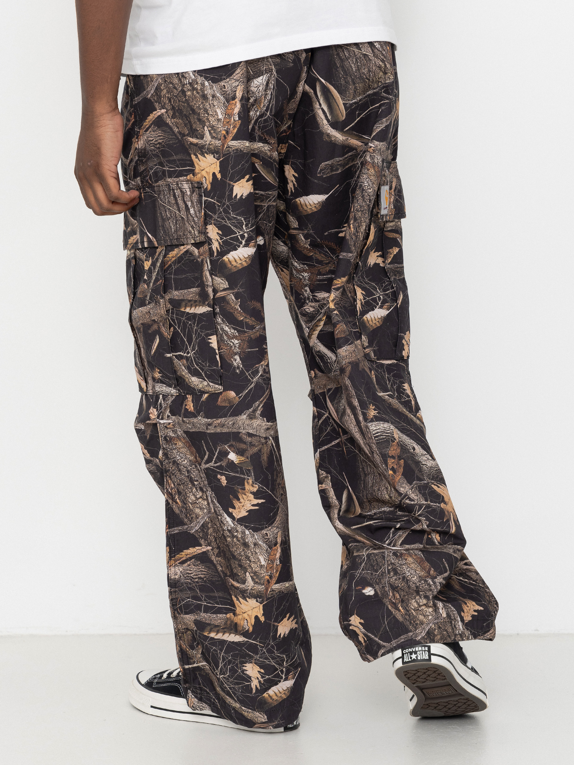 Штани Carhartt WIP Osborn Cargo (camo feather tree black/rinsed)
