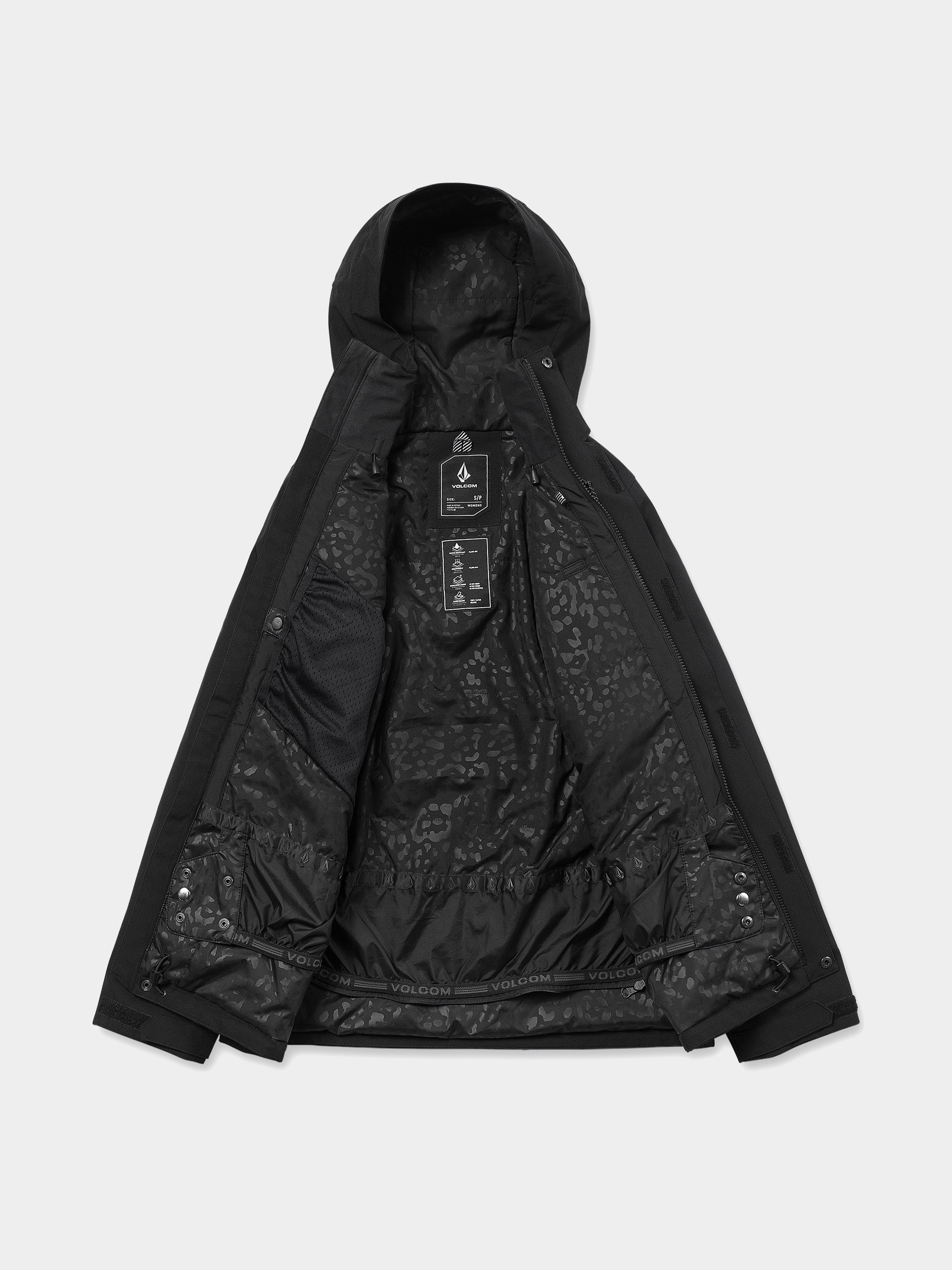 Жіноча Сноубордична куртка Volcom Stoney Shadow Ins (black)