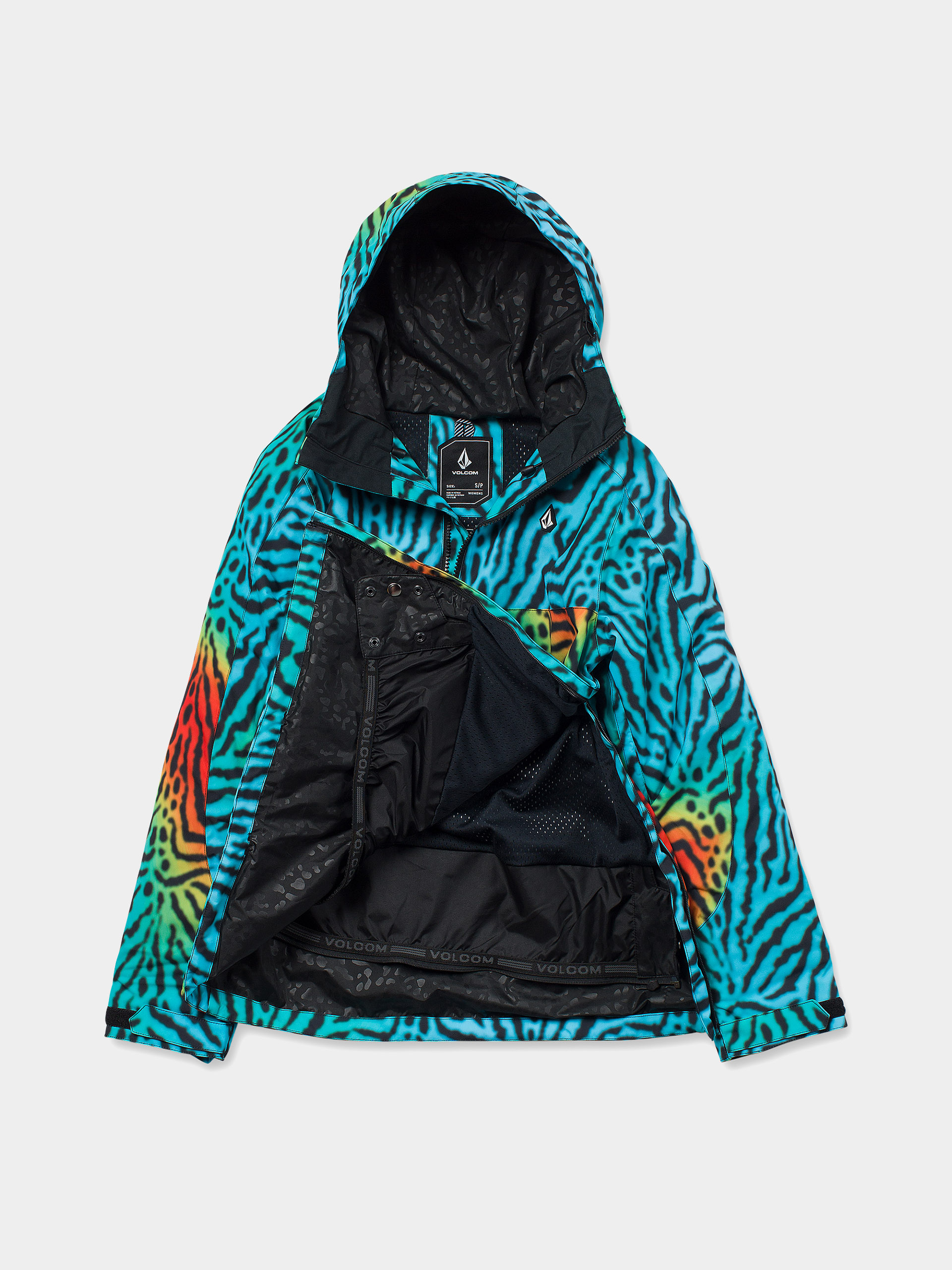 Жіноча Сноубордична куртка Volcom Harlan Pullover (acid)