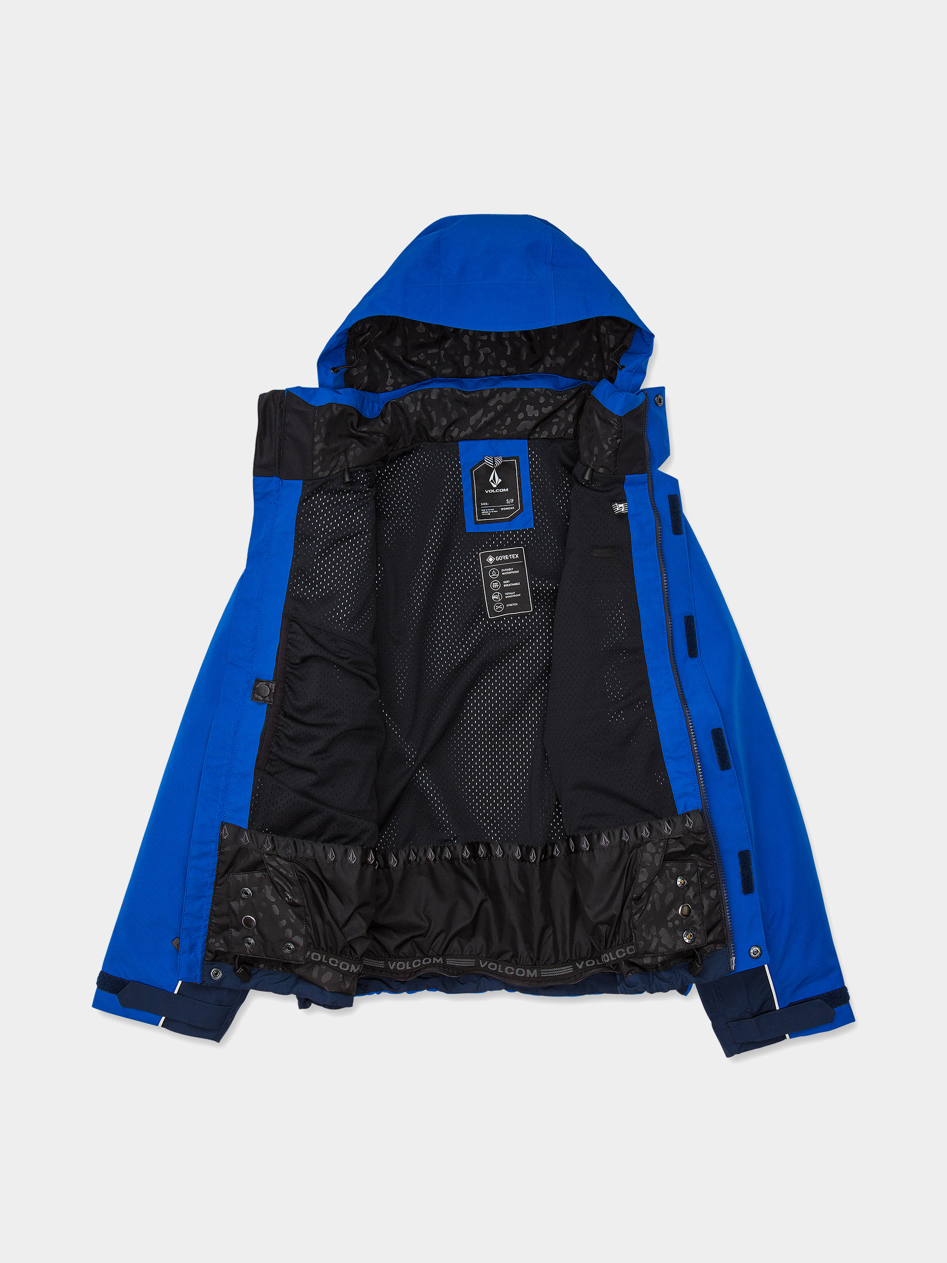 Жіноча Сноубордична куртка Volcom Yourfav Baggy Gore (bright blue)