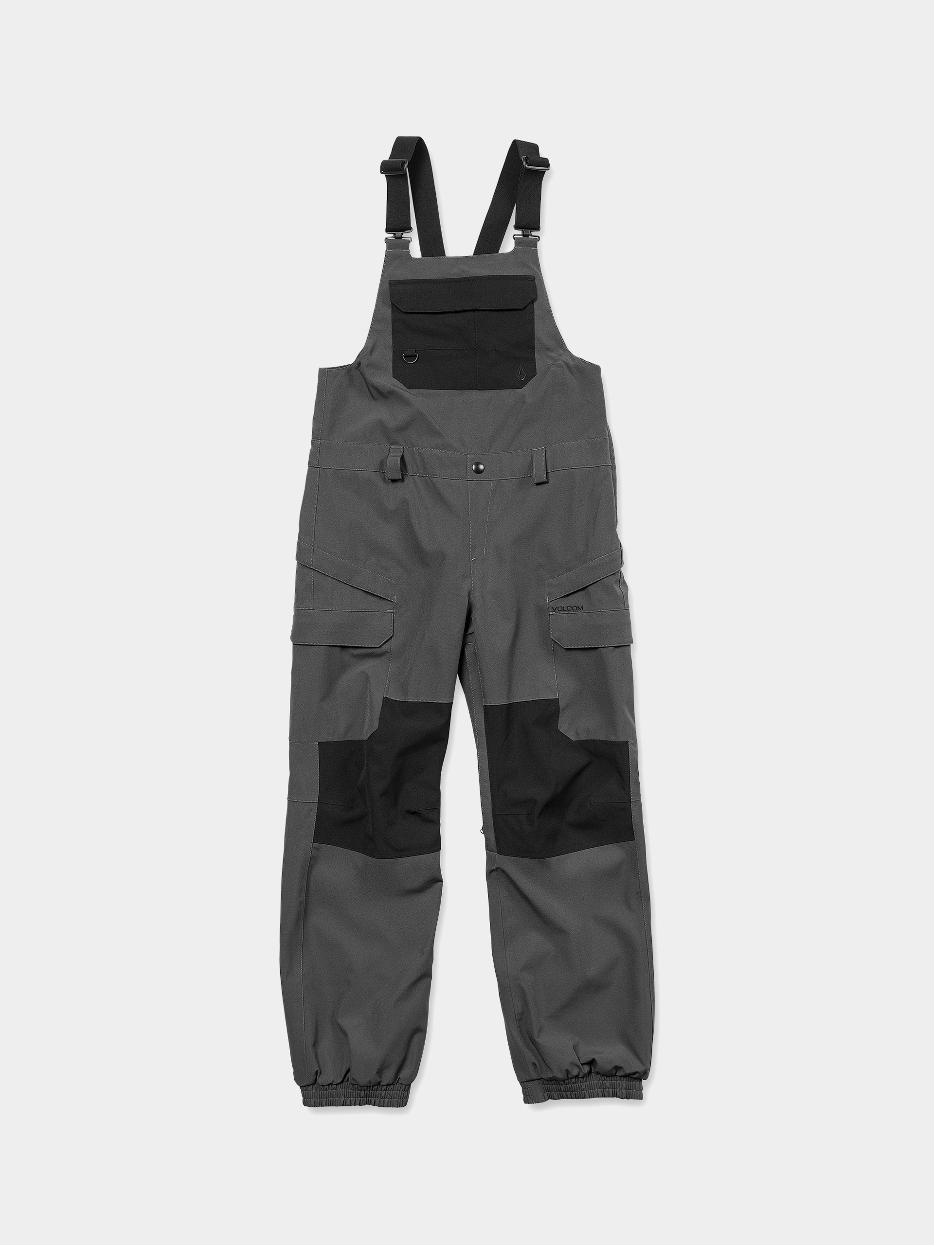 Жіночі Сноубордичні штани Volcom Creston 3D Stretch Bib (dark grey)
