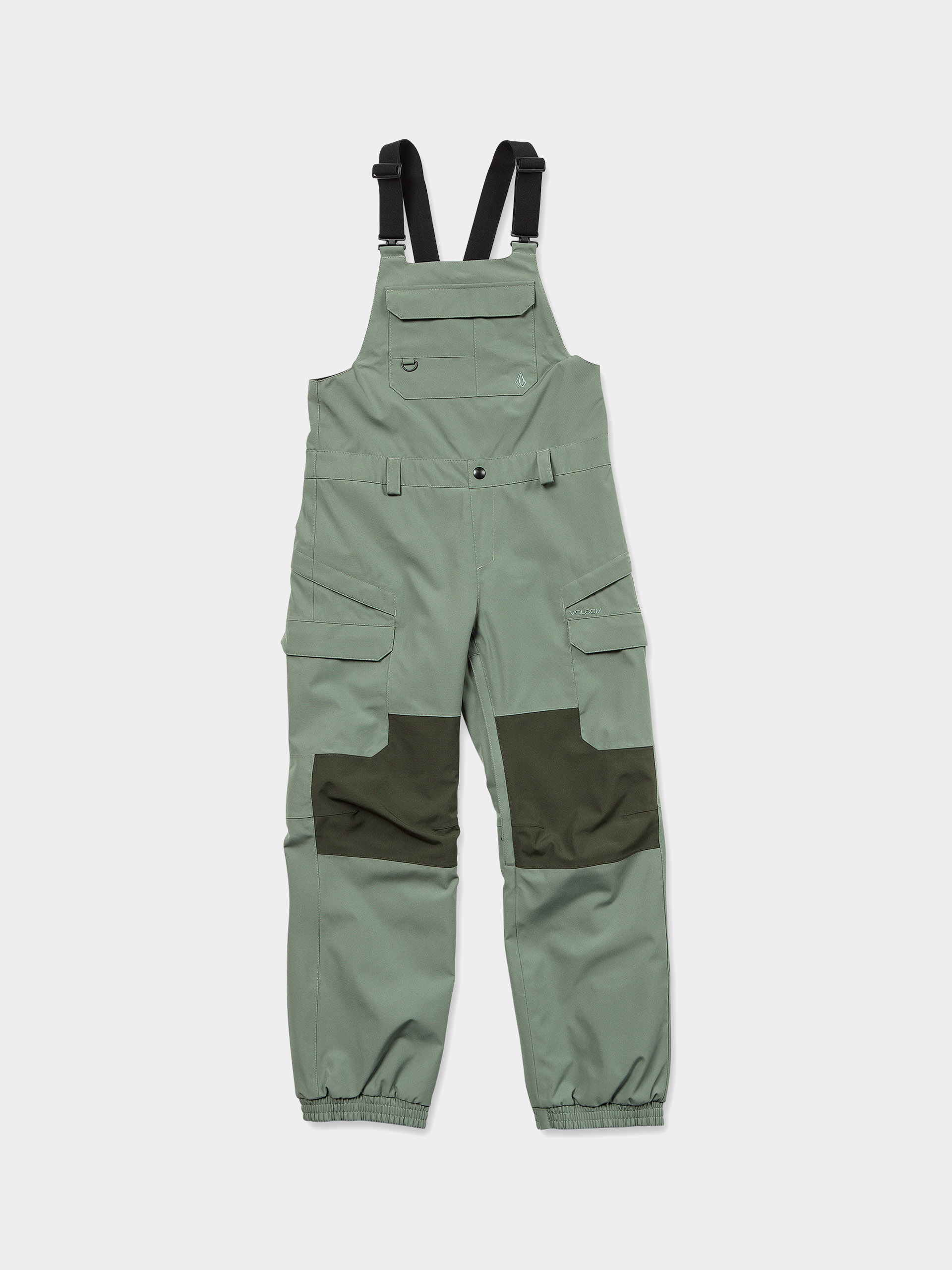 Жіночі Сноубордичні штани Volcom Creston 3D Stretch Bib (light green)