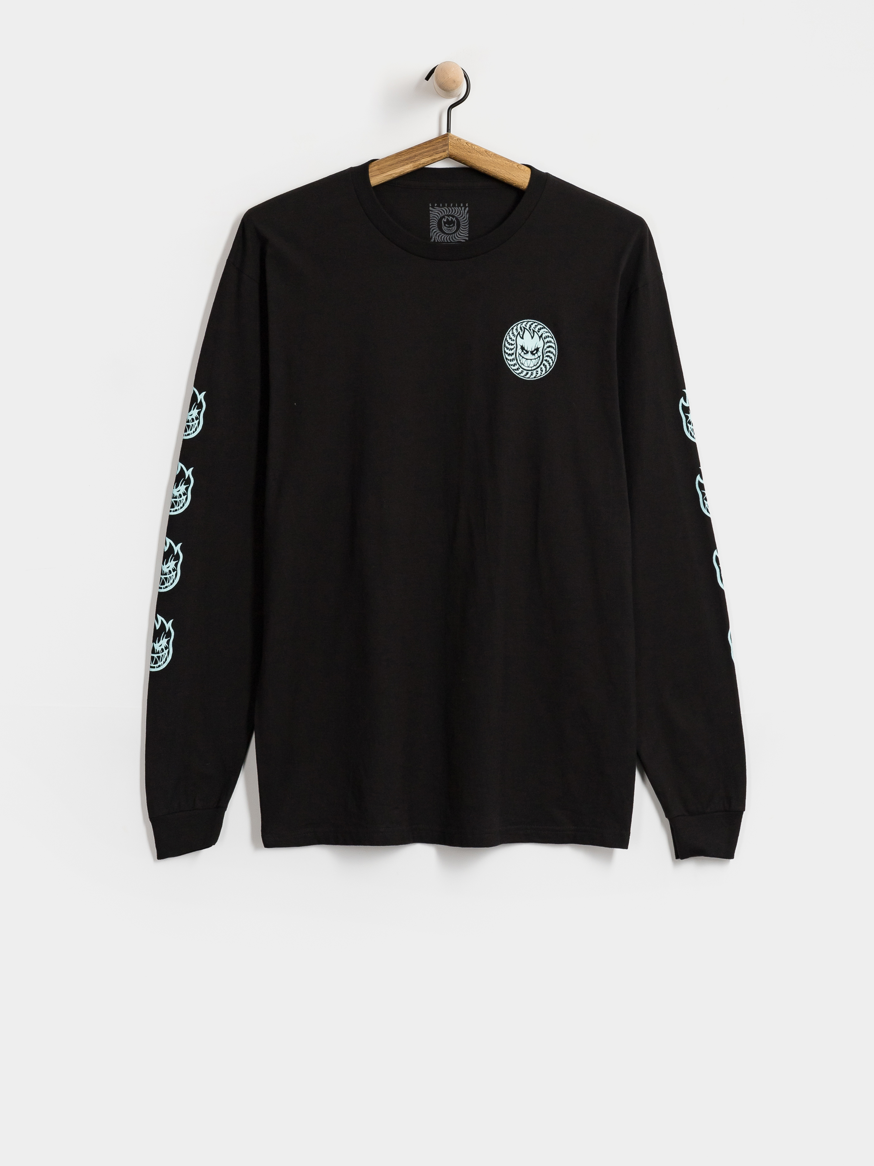 Лонгслів Spitfire Deathmask Classic Sleeve Glow (black)