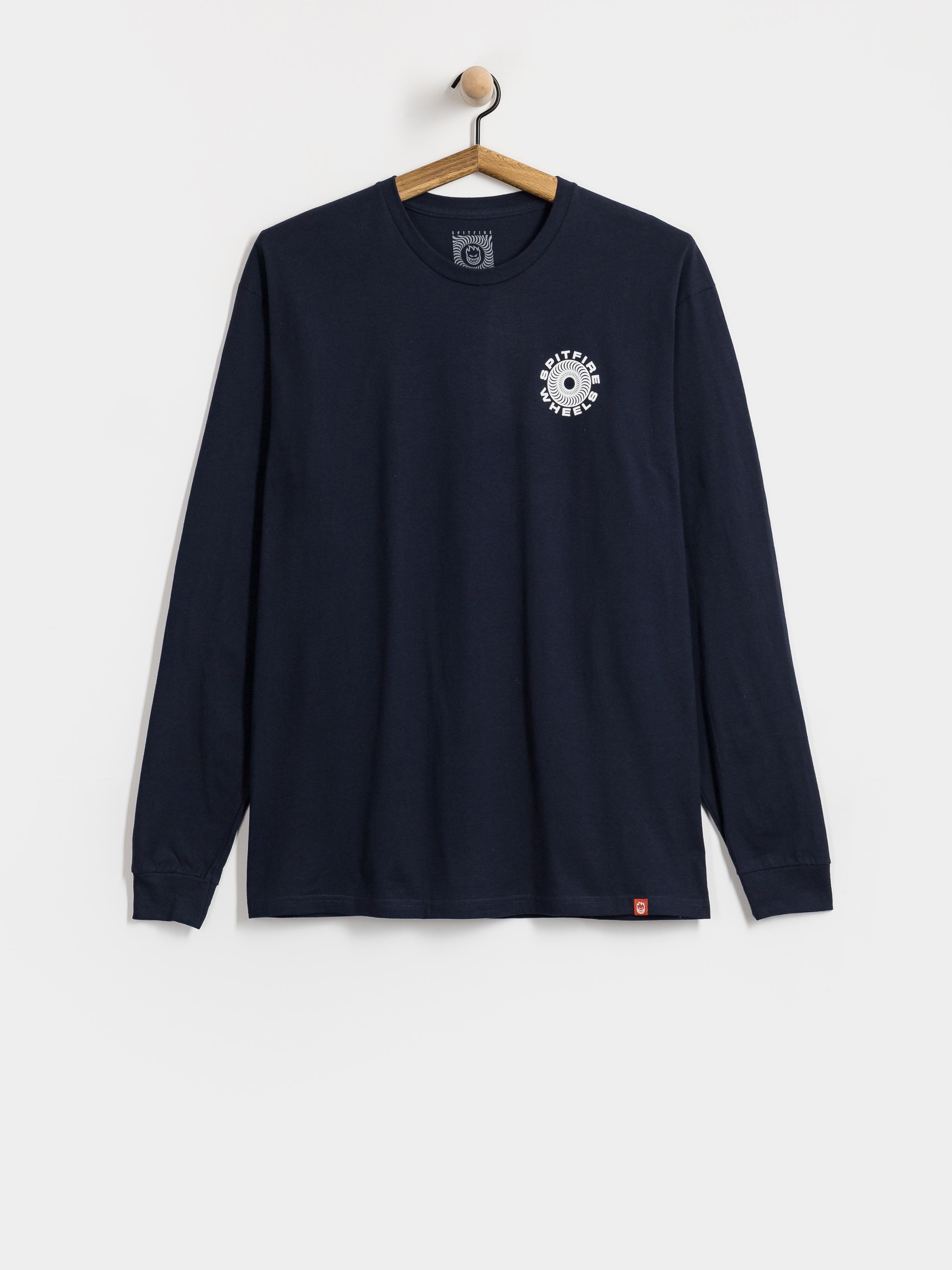 Лонгслів Spitfire Classic 87 Swirl Fill (navy w/white&black prints)