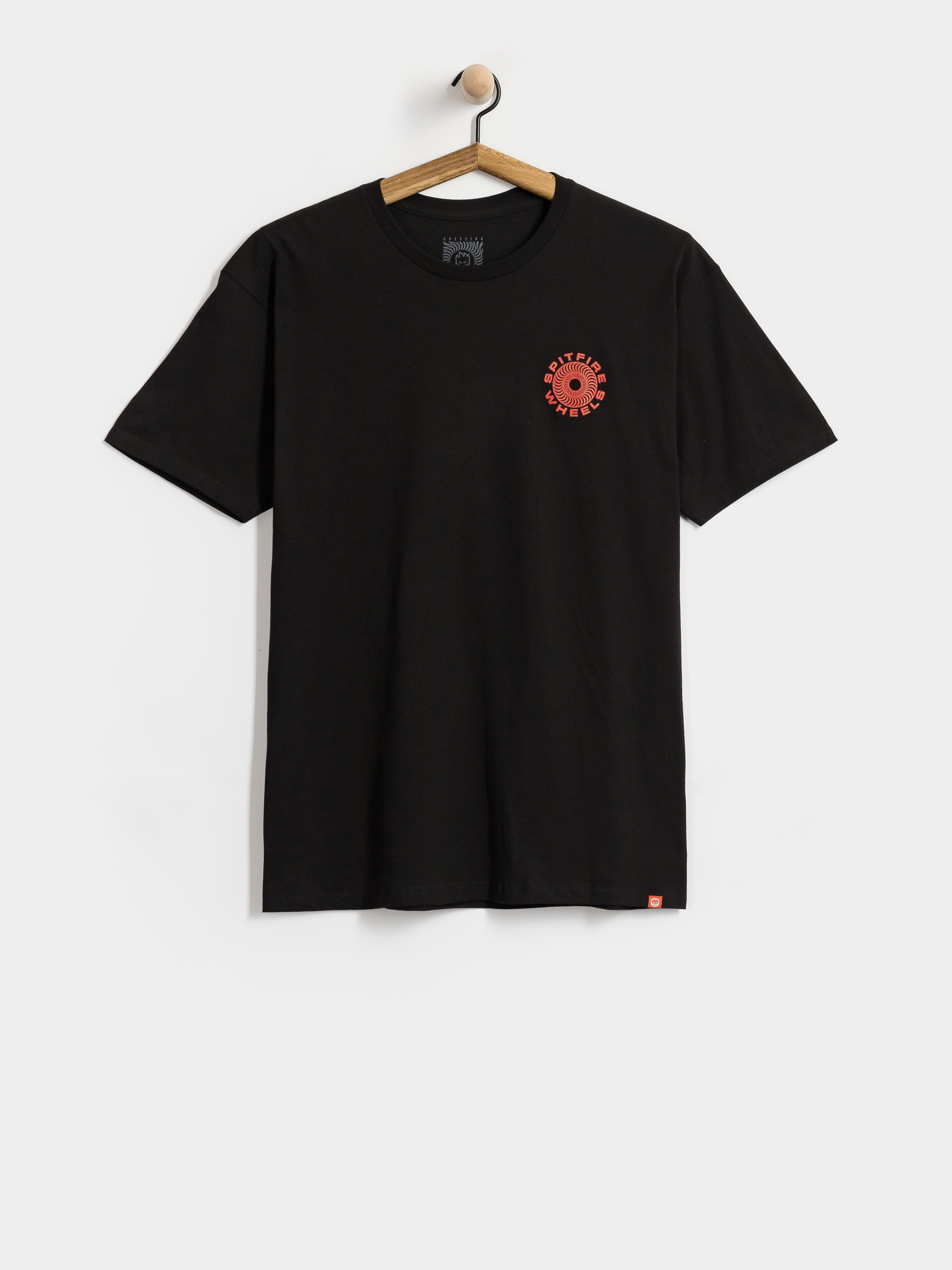 Футболка Spitfire Classic 87 Swirl Fill (black w/red&white prints)