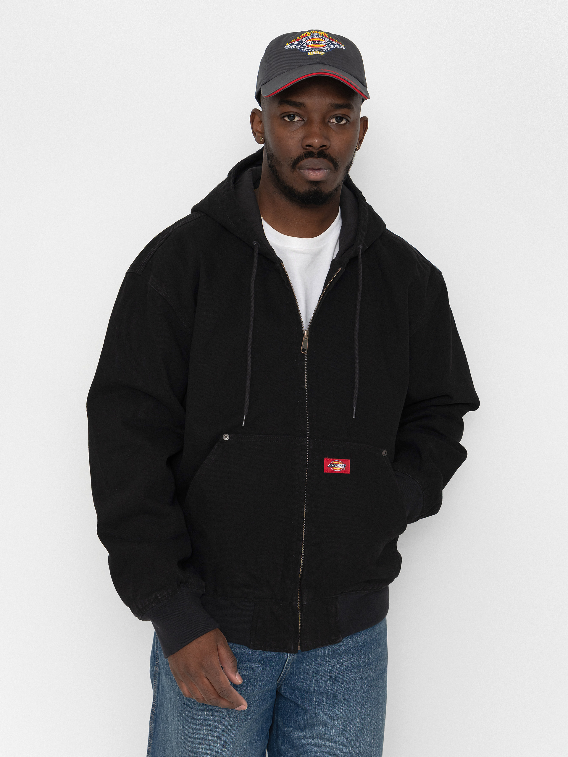 Куртка Dickies Hilham Lined Denim Hooded Bomber
