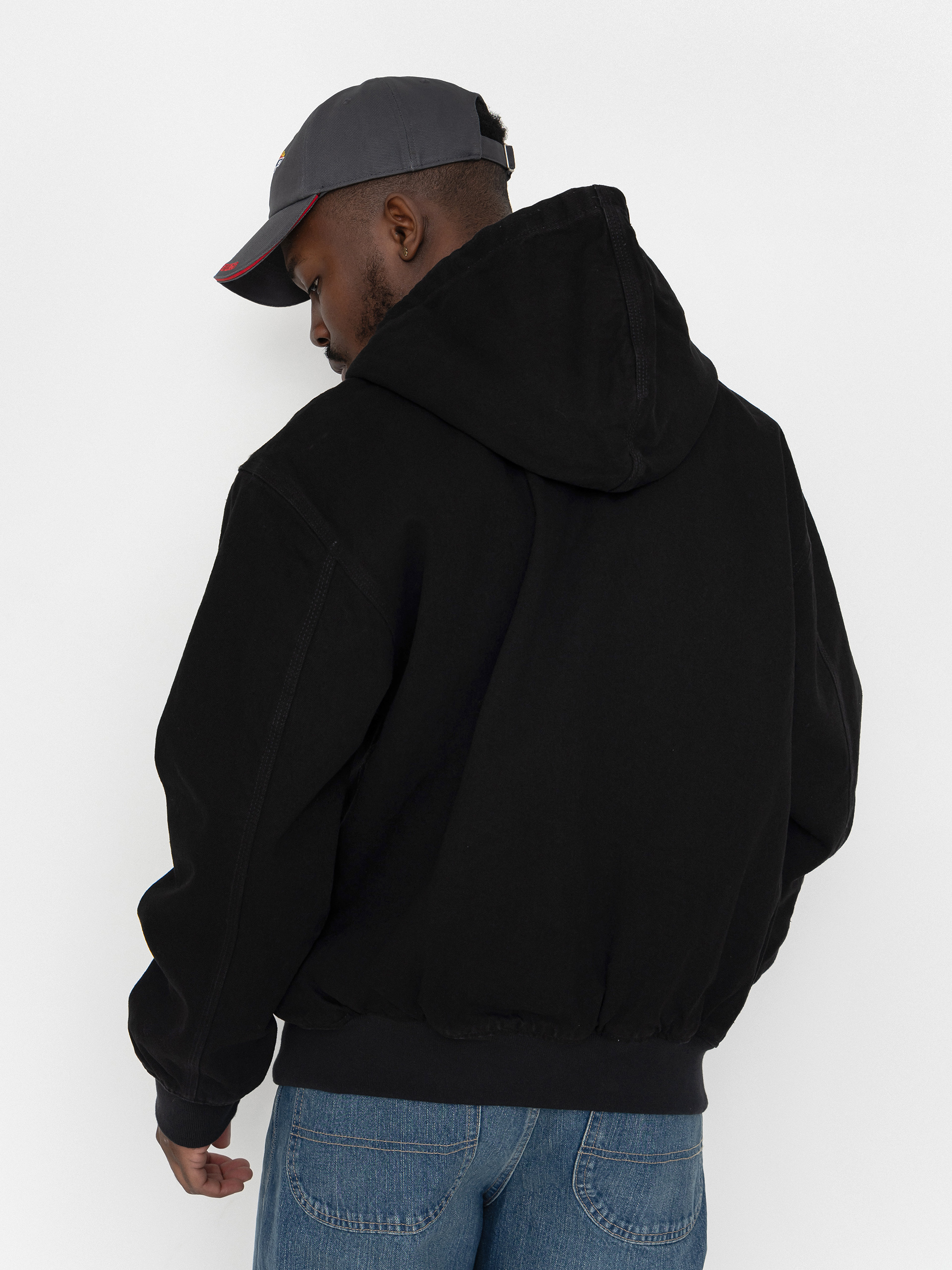 Куртка Dickies Hilham Lined Denim Hooded Bomber (black)