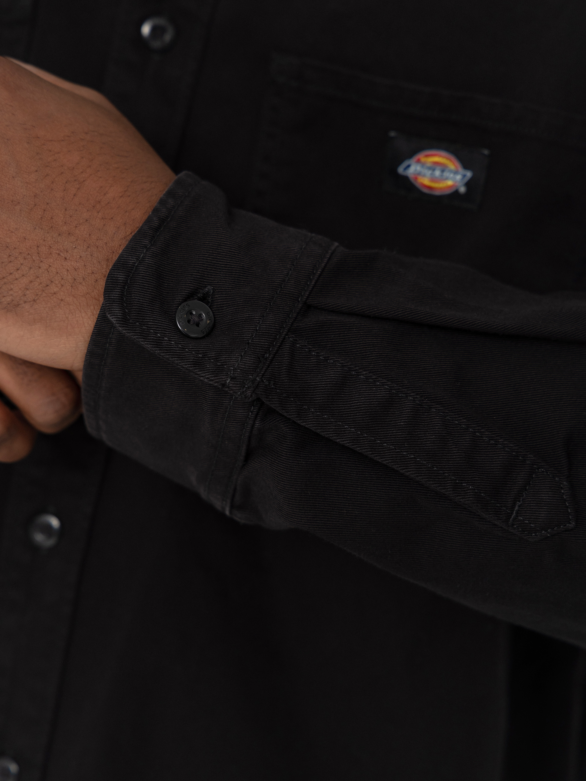 Сорочка Dickies 247 Garment Dyed Work (black)