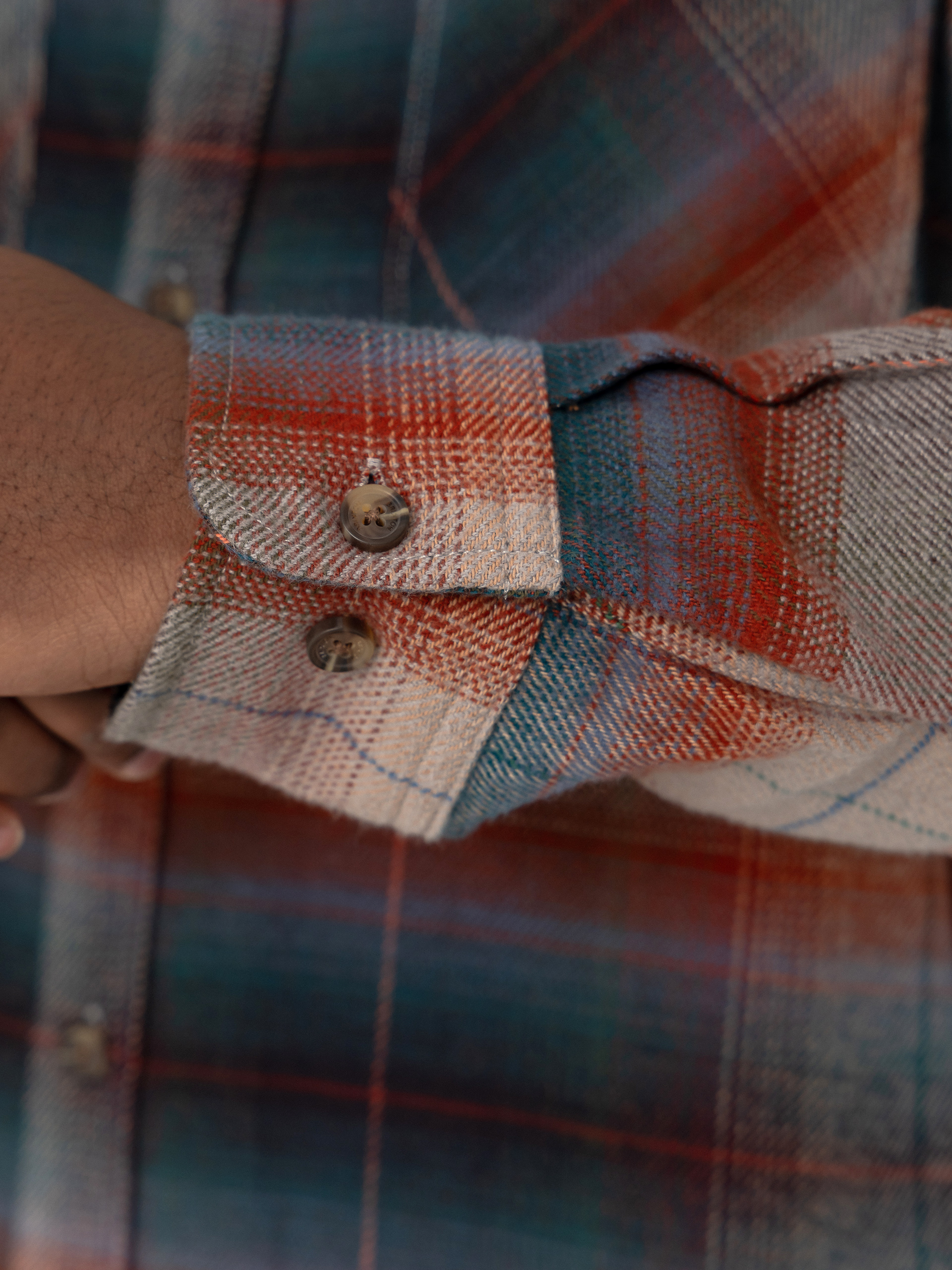 Сорочка Brixton Bowery Flannel Ls (multi shadow)