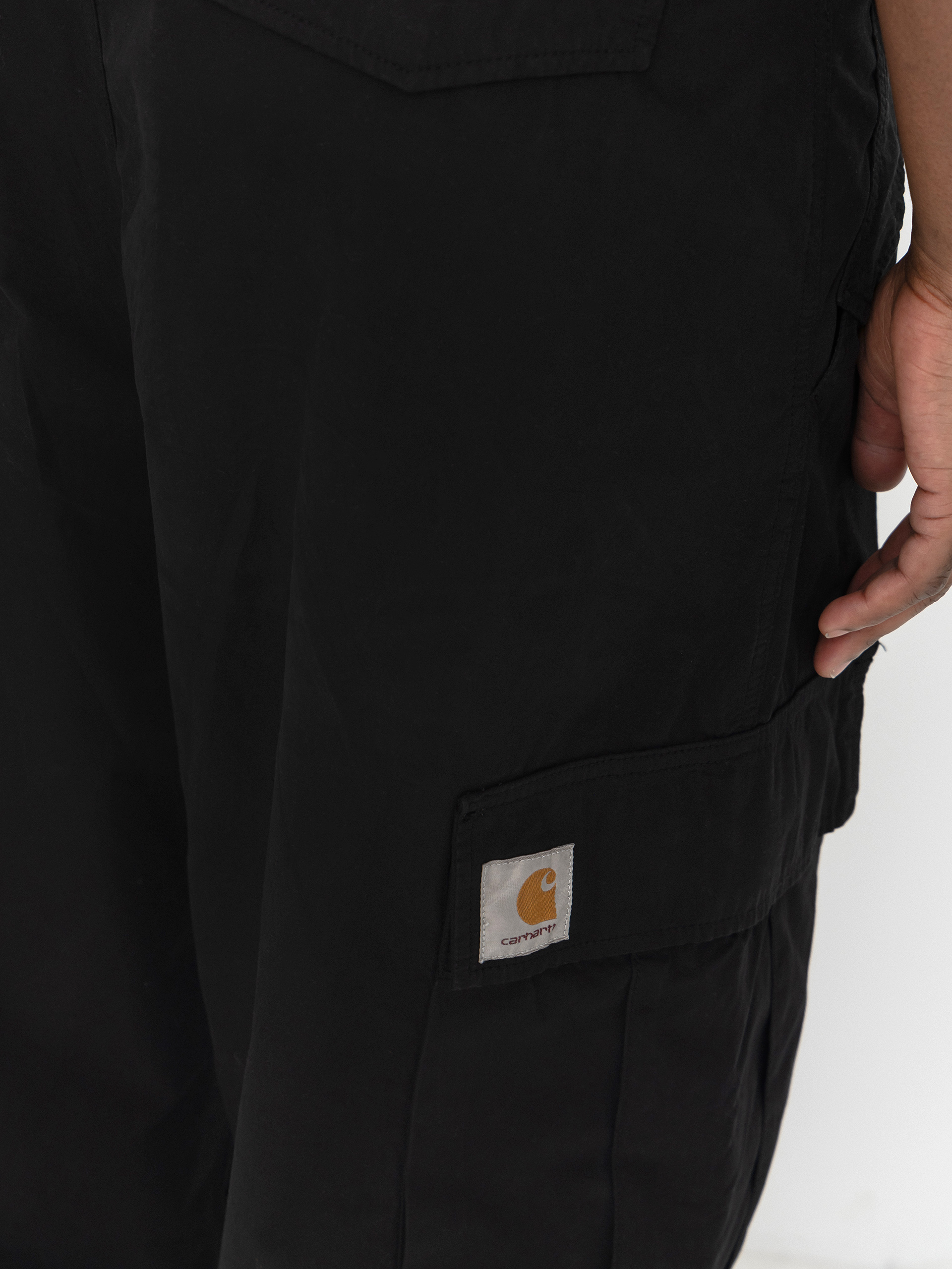 Штани Carhartt WIP Osborn Cargo (black/garment dyed)