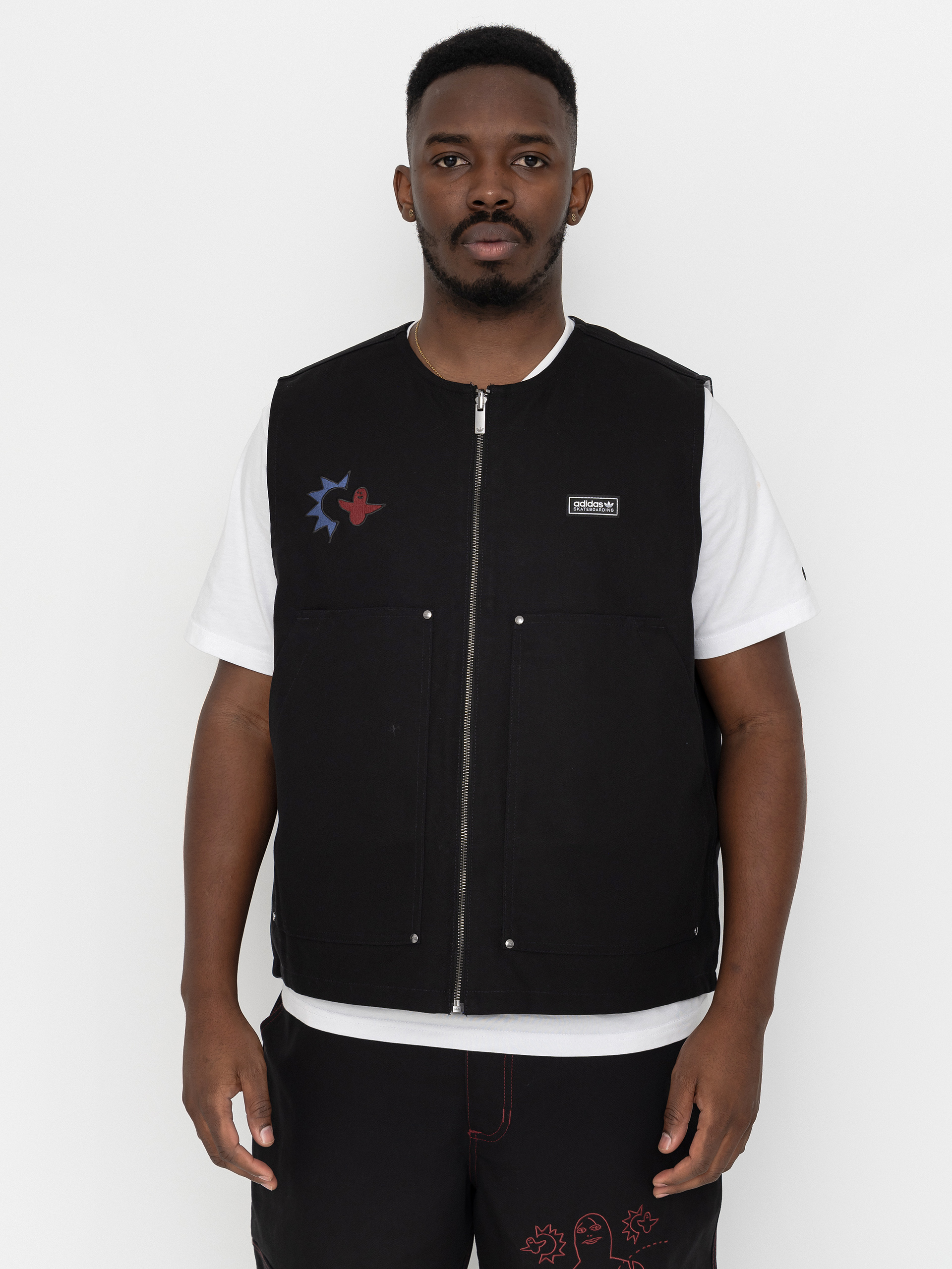 Безрукавка adidas Gonz Plaid (black)