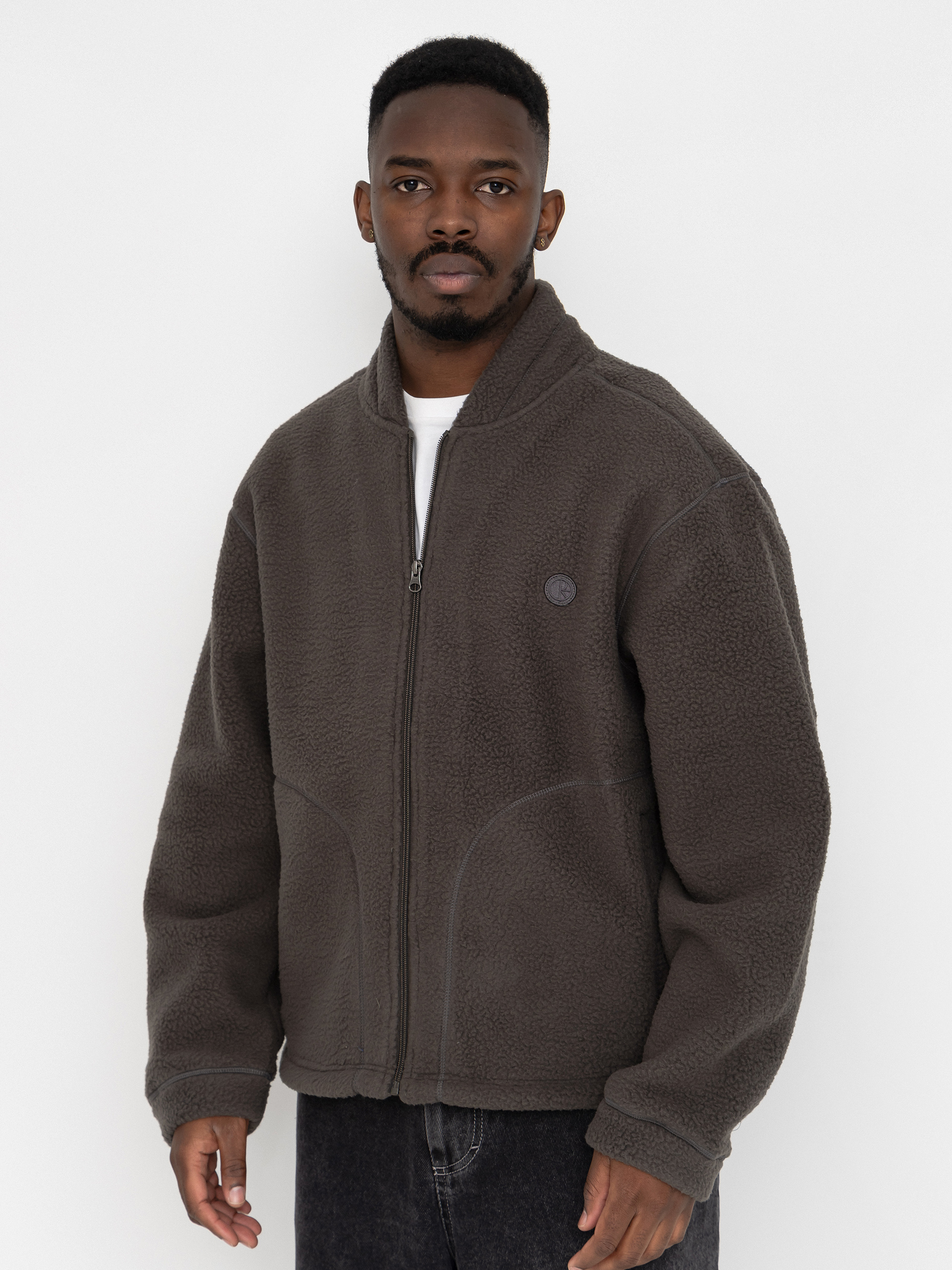 u041au0443u0440u0442u043au0430 Polar Skate Roman Fleece (dirty black)