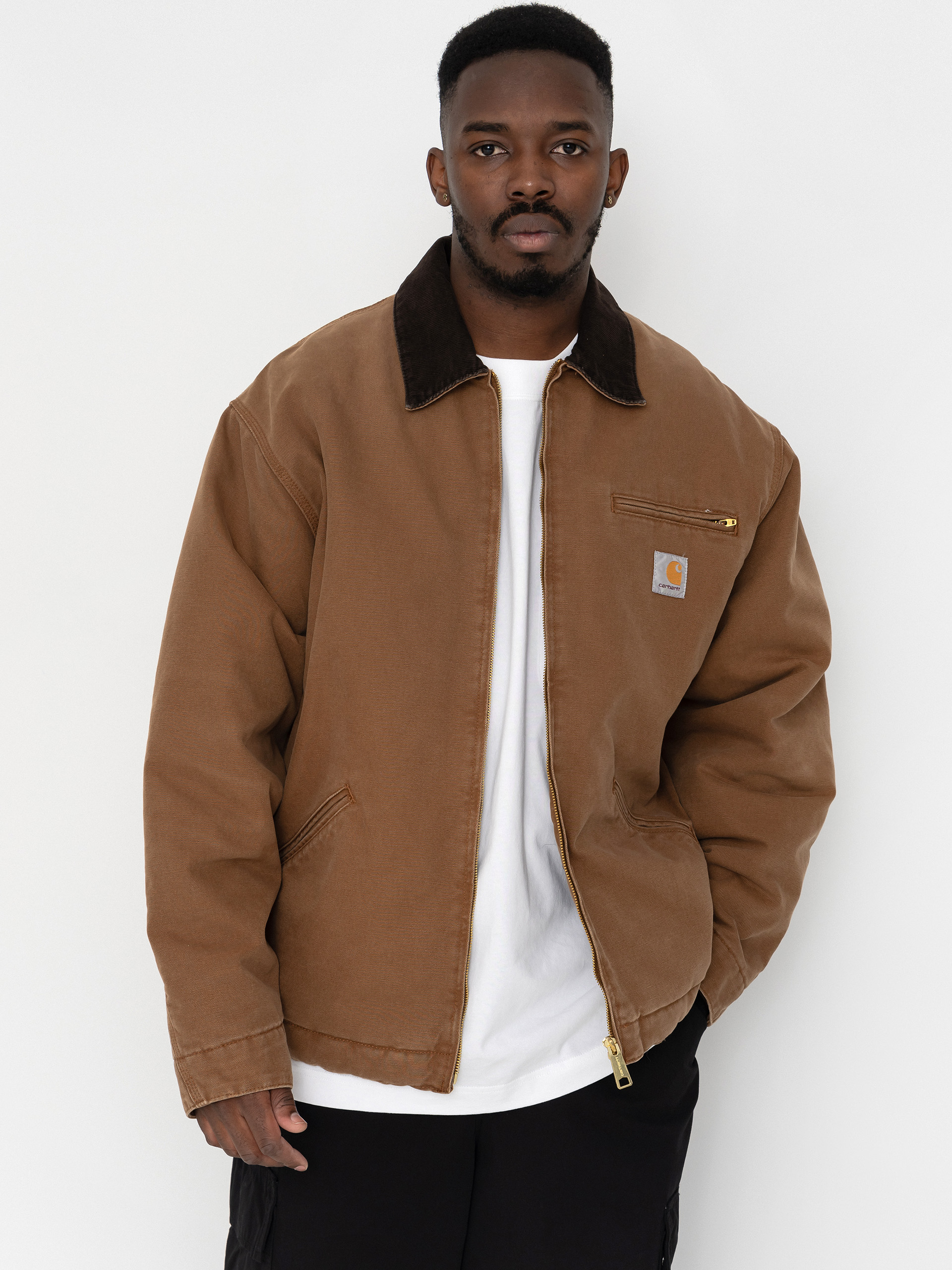 u041au0443u0440u0442u043au0430 Carhartt WIP OG Detroit (wip h brown/tobacco/stone canvas)