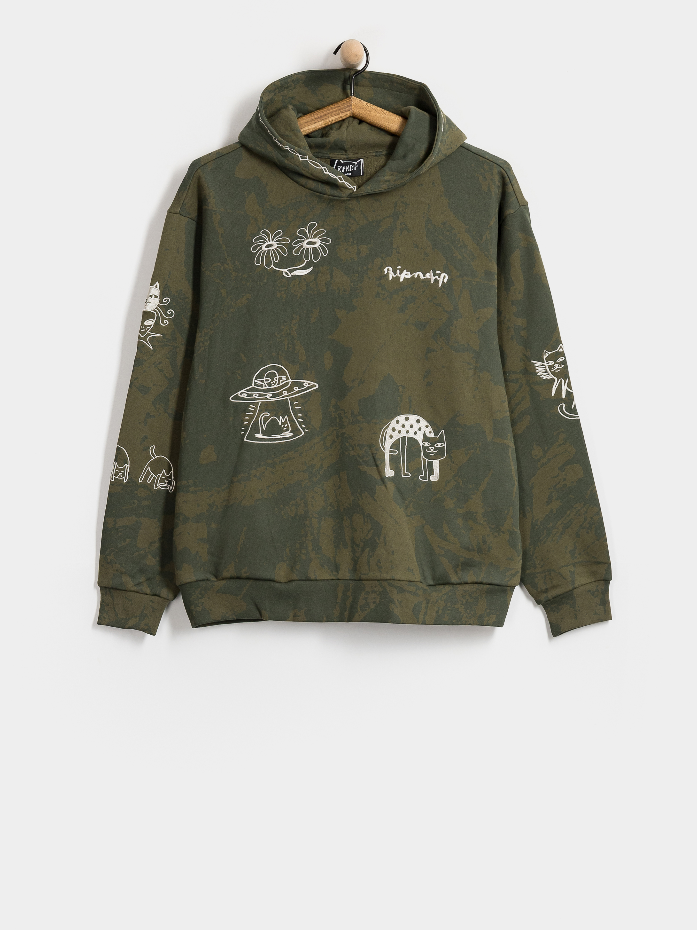 Худі RipNDip Blonded HD (forest camo)
