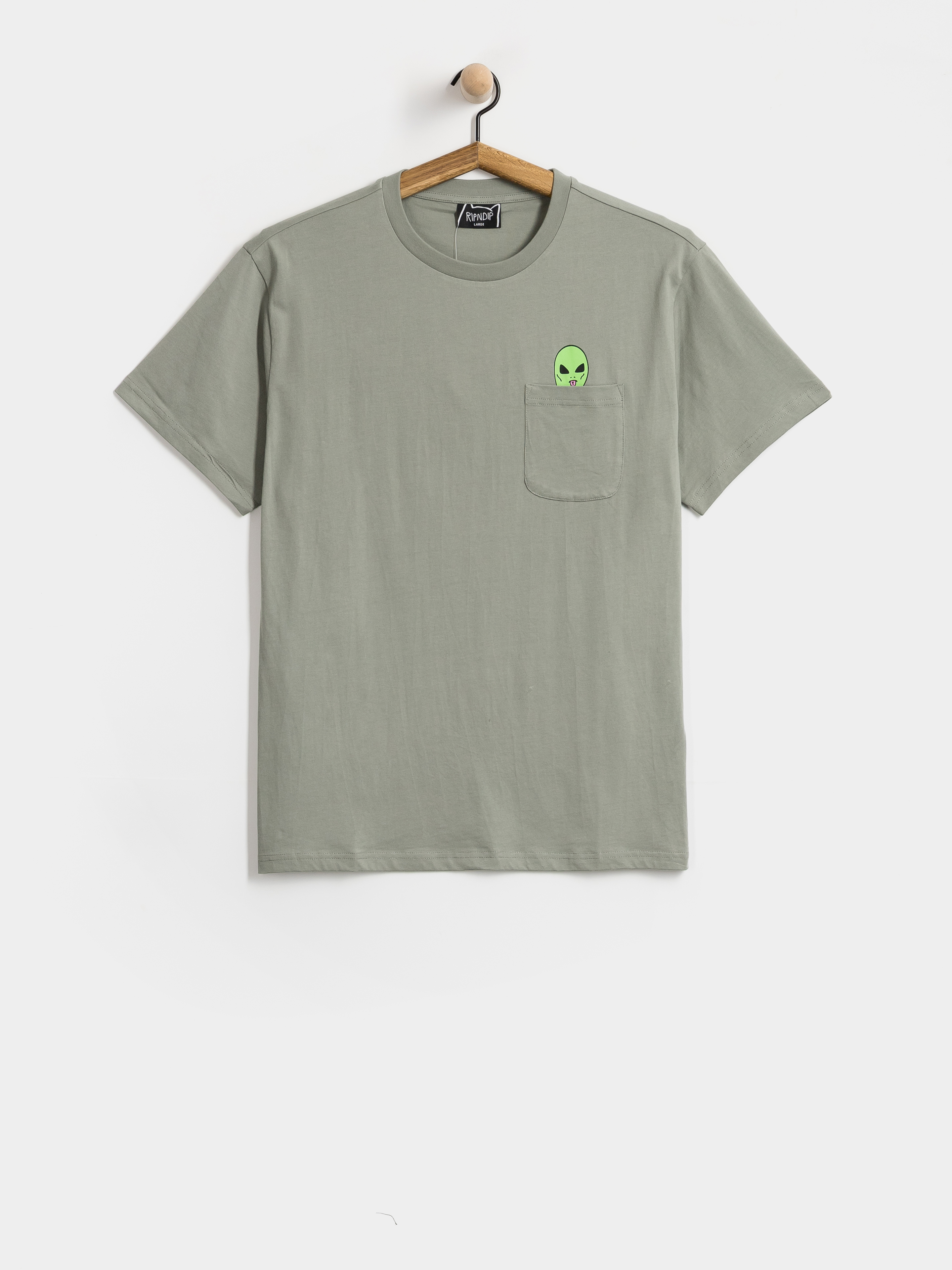 Футболка RipNDip Lord Alien Pocket (dusty sage)