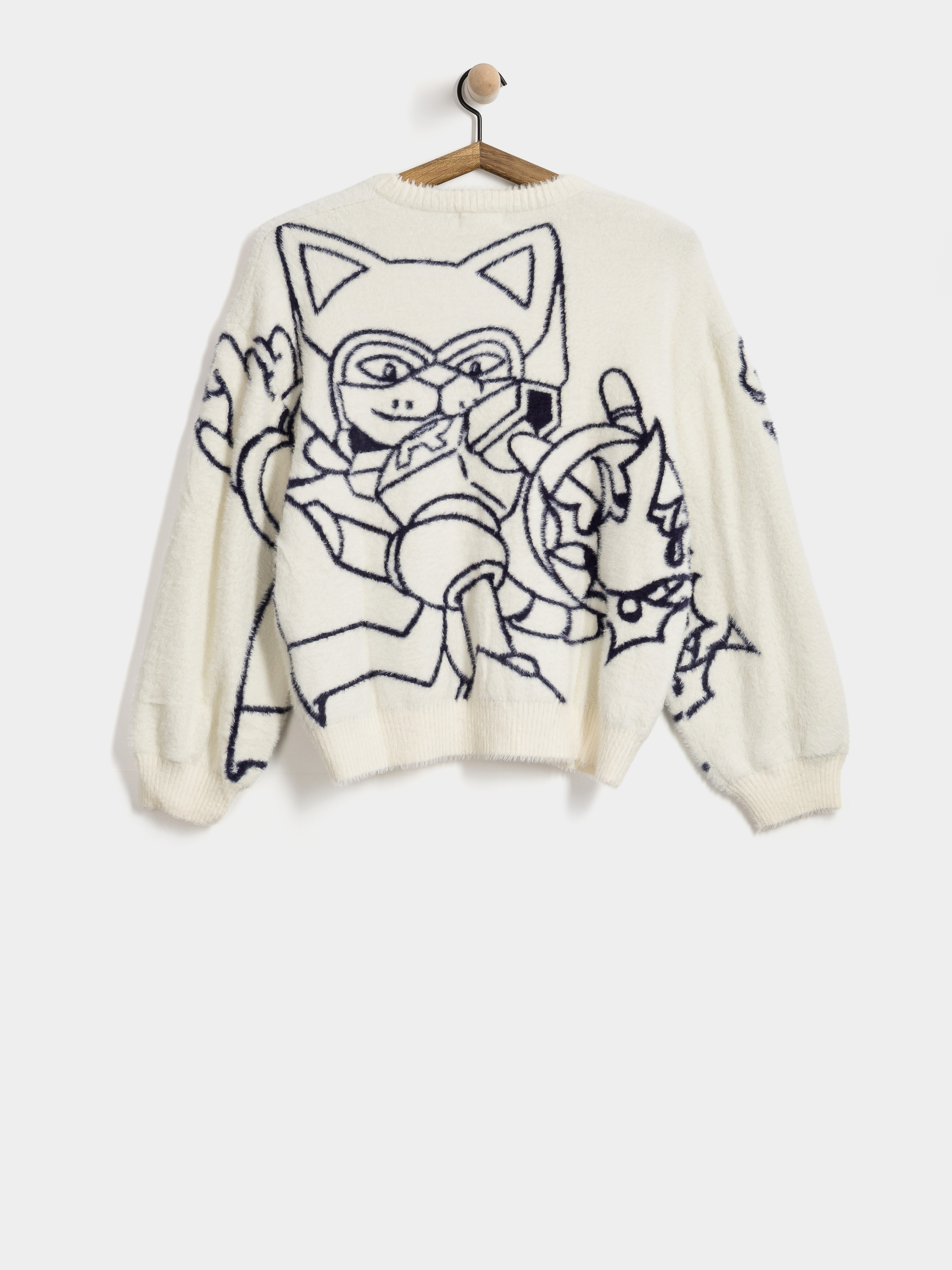 Светр RipNDip Rokkunerm Mohair Sweater (bone)
