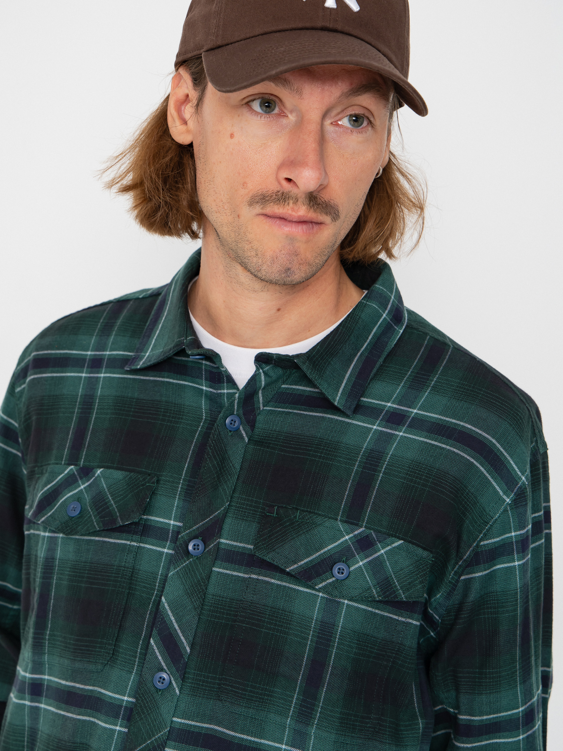 Сорочка Fox Survivalist Stretch Flannel (dp fern)