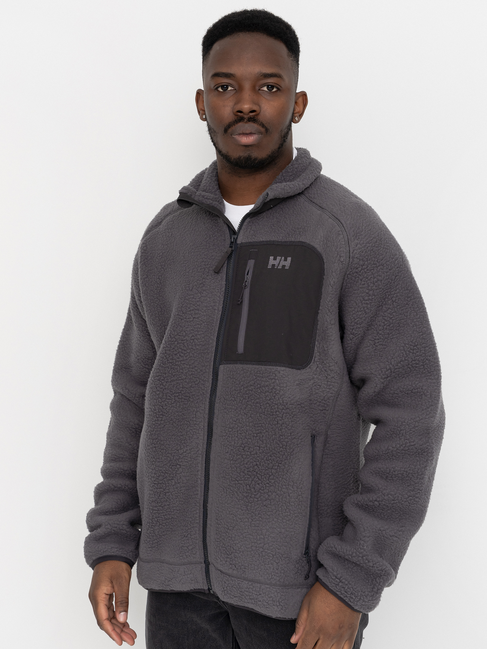 Флісовий светр Helly Hansen Panorama Pile Block (thunder grey)