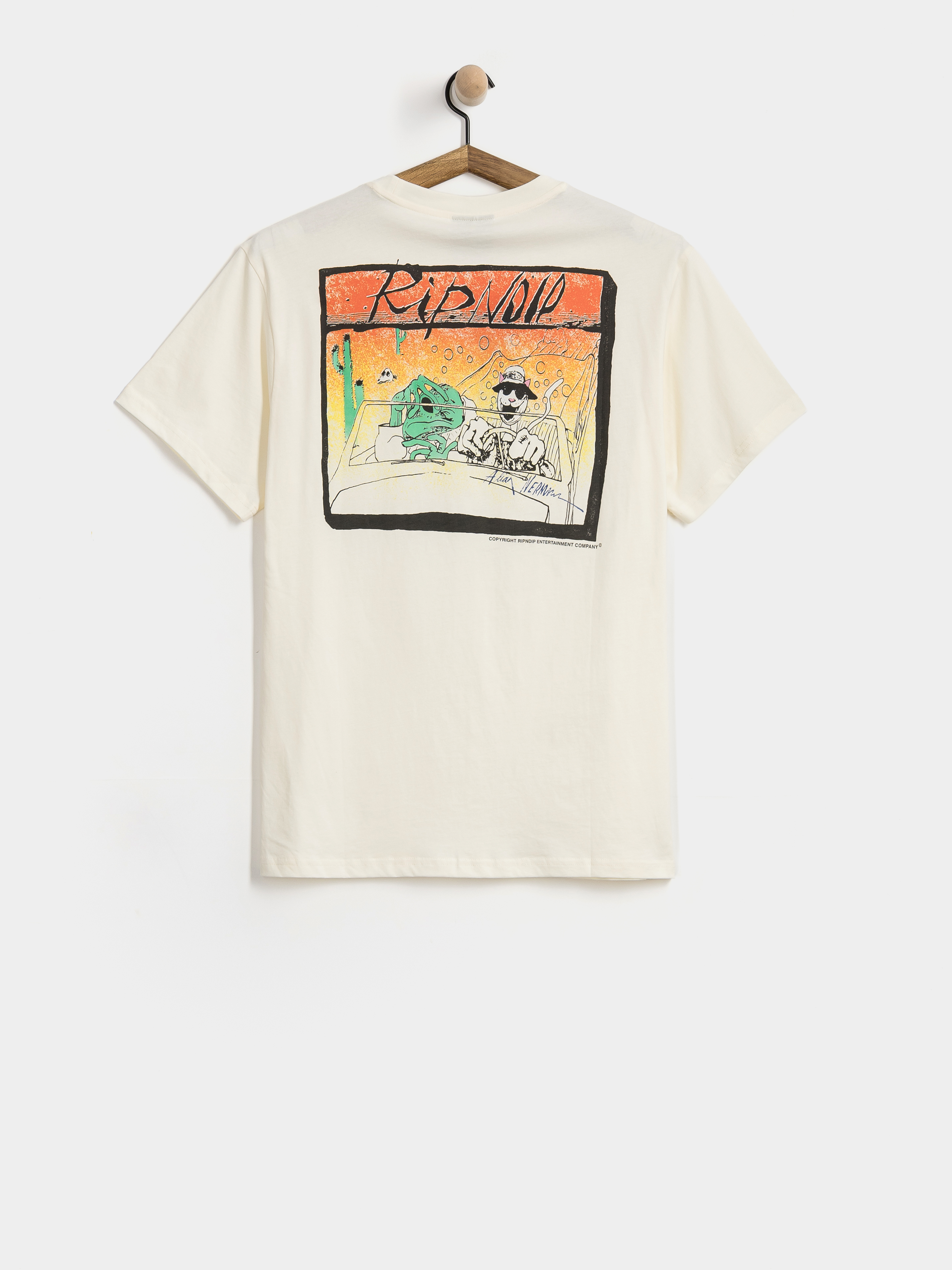 Футболка RipNDip Drive Thru (bone)