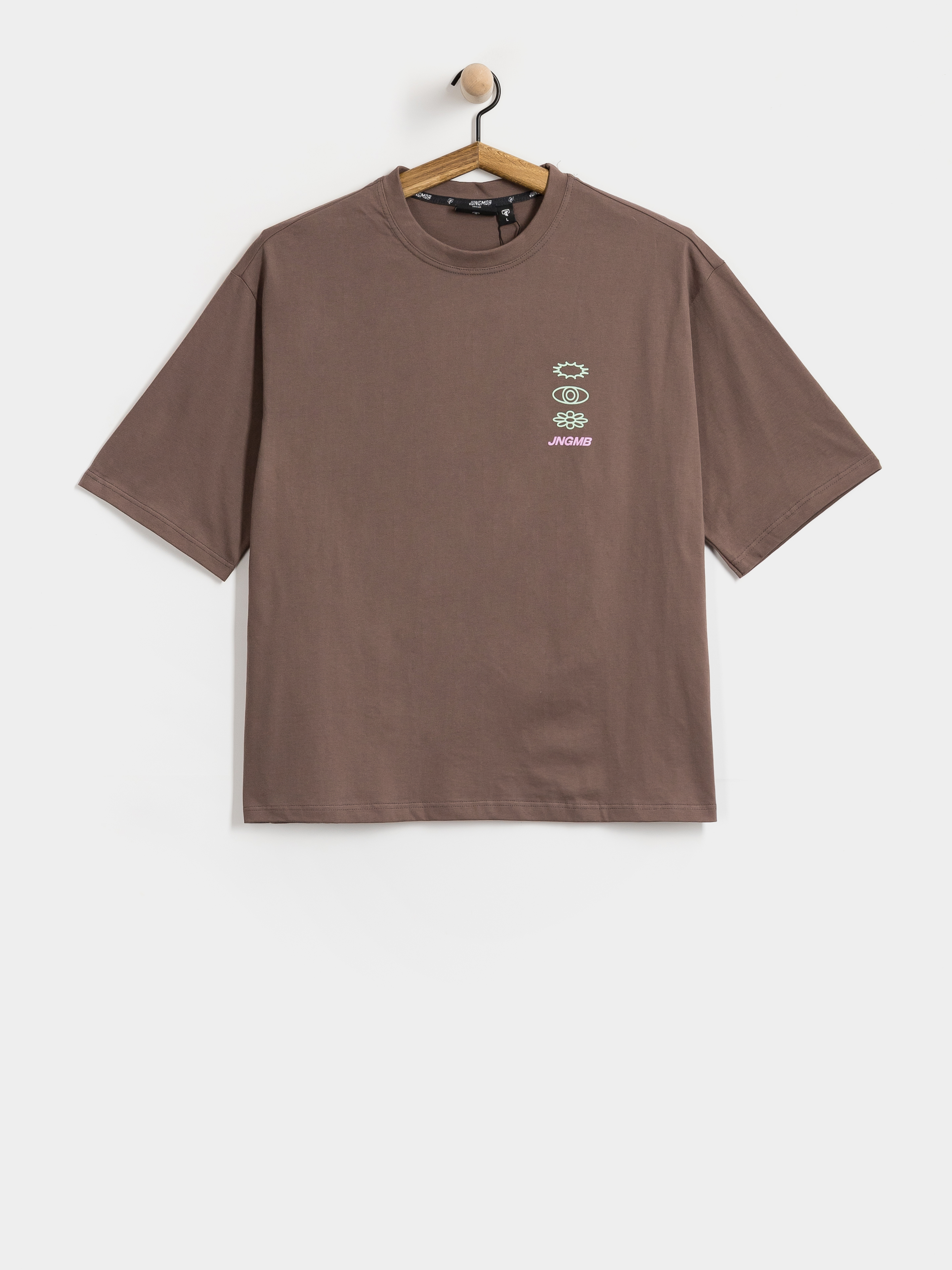 Футболка Jungmob Boxy Aftersurf (brown)