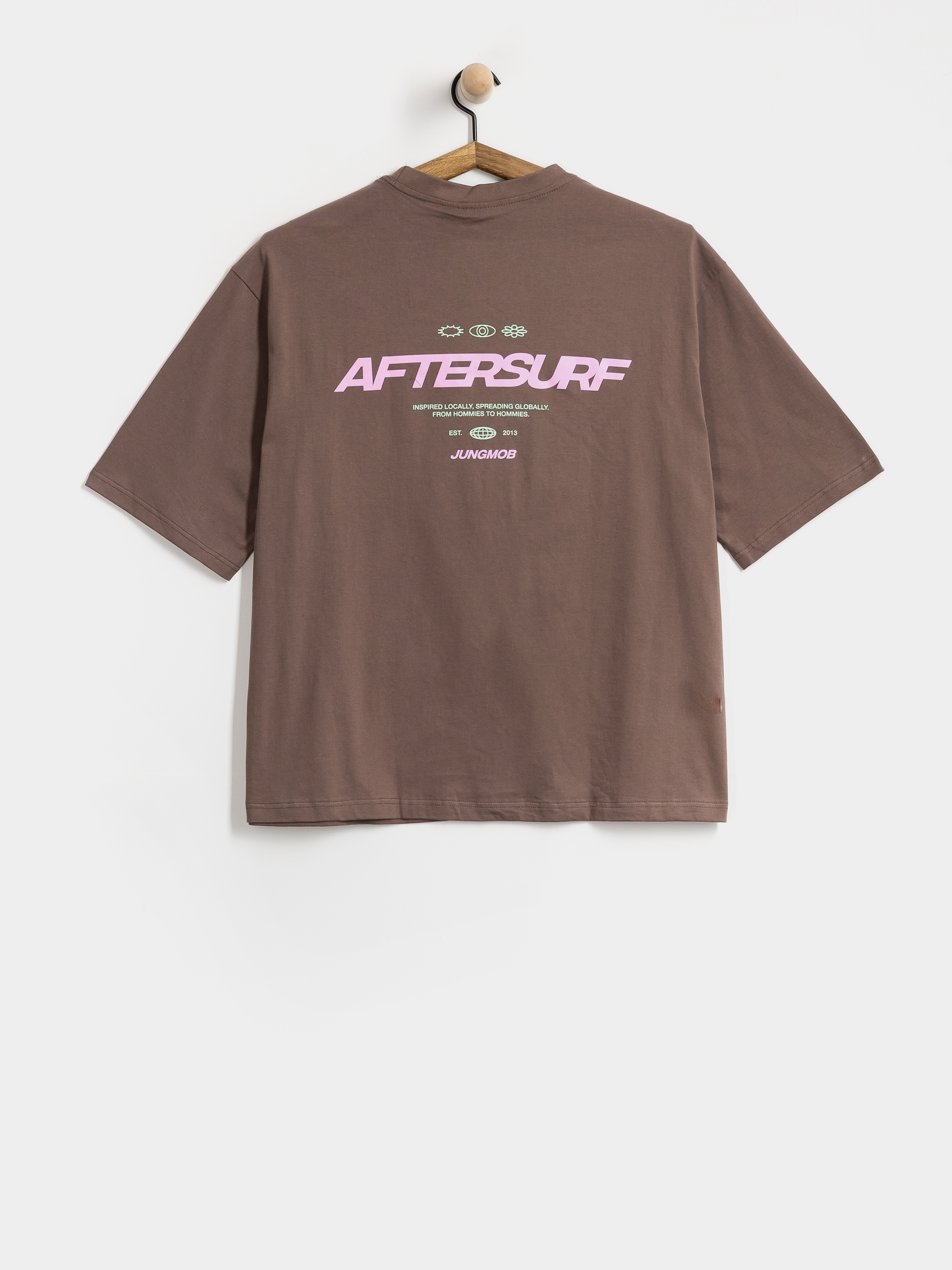 Футболка Jungmob Boxy Aftersurf (brown)