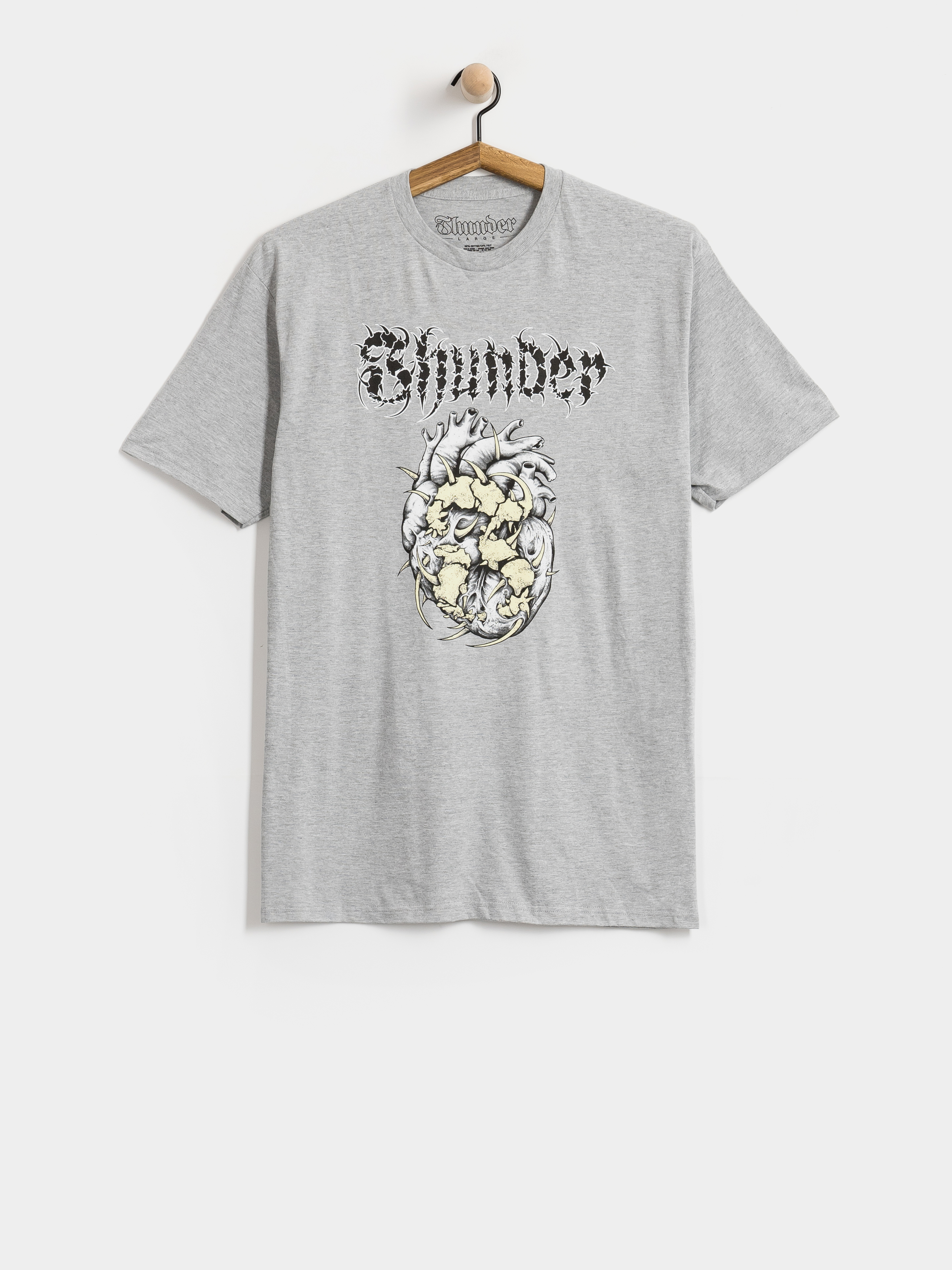 Футболка Thunder Vertebrae Pulse (ash grey heather w/black white&tan print)