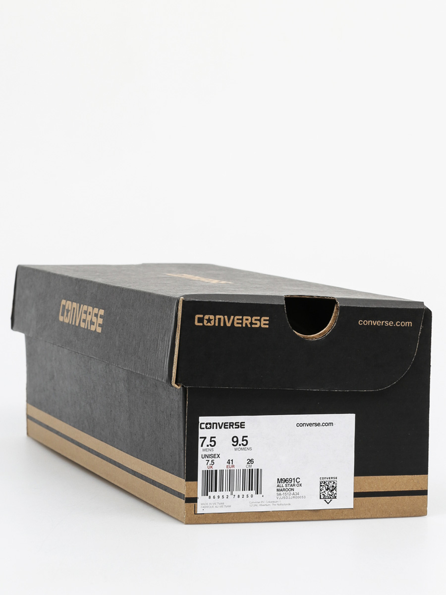 Кеди Converse Chuck Taylor All Star OX (maroon)