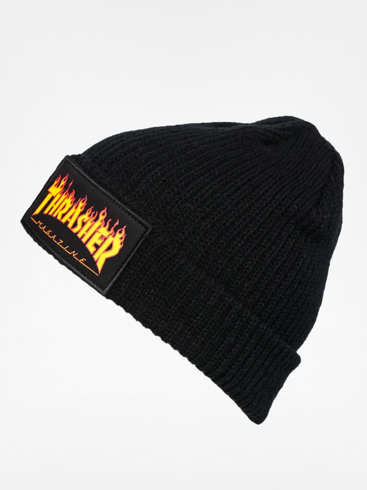 Шапка Thrasher Flame Logo Beanie (black)