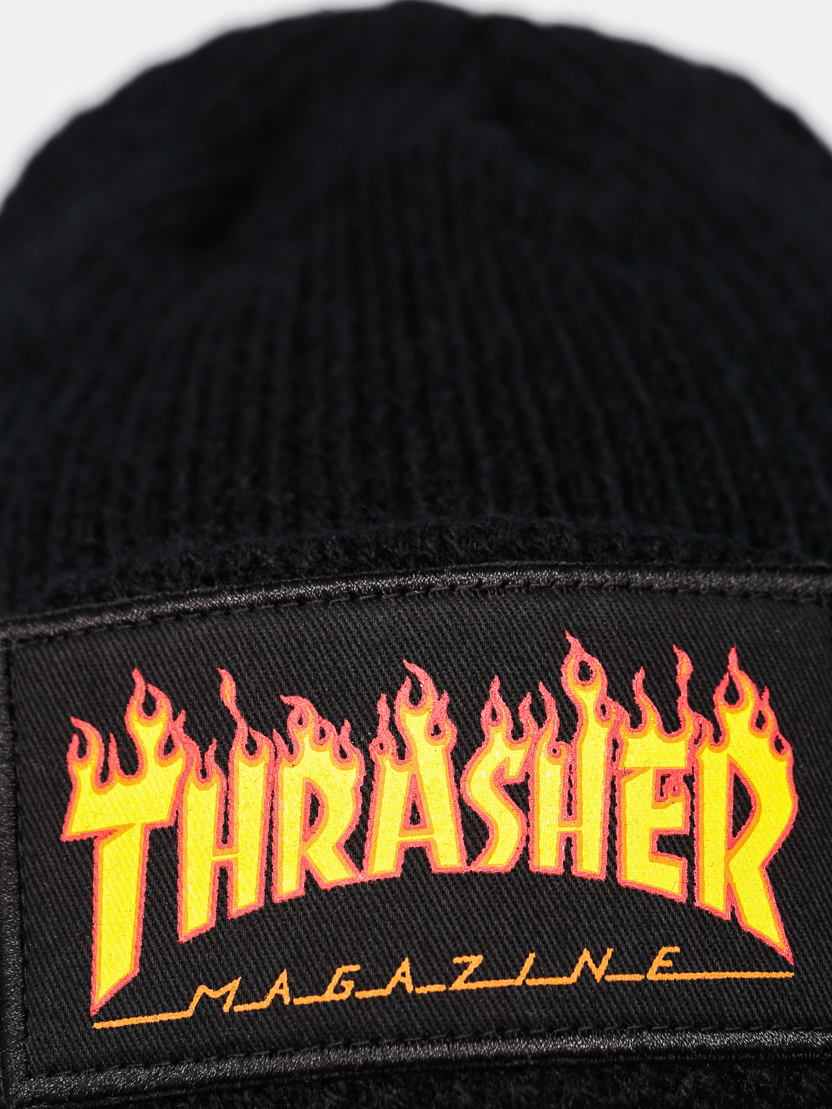 Шапка Thrasher Flame Logo Beanie (black)