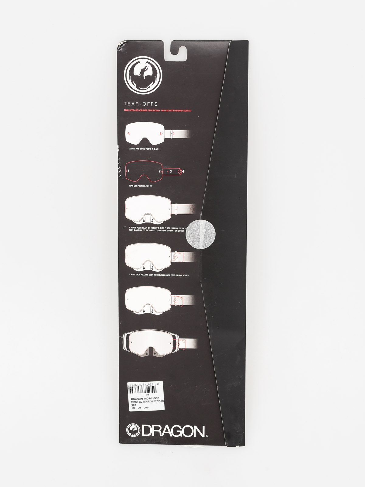 Лінза для окулярів Dragon Zrywki  NFX2 (tear off 20 pack)