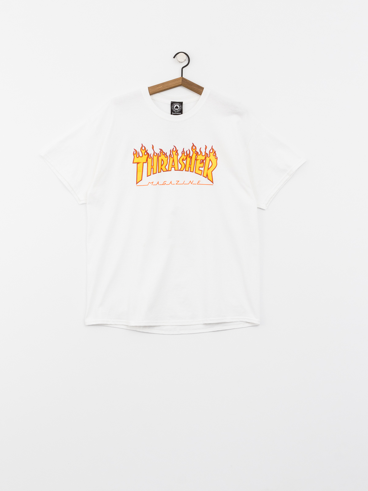 Футболка Thrasher Flame Logo (white)