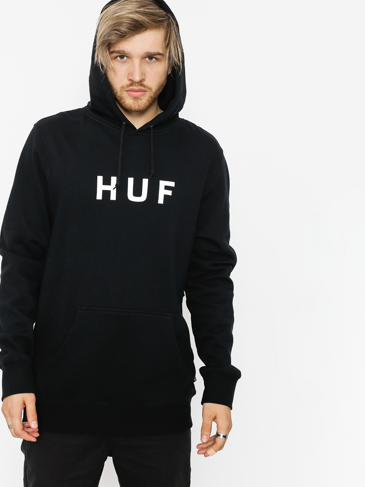 Худі HUF Essentials Og Logo HD (black)